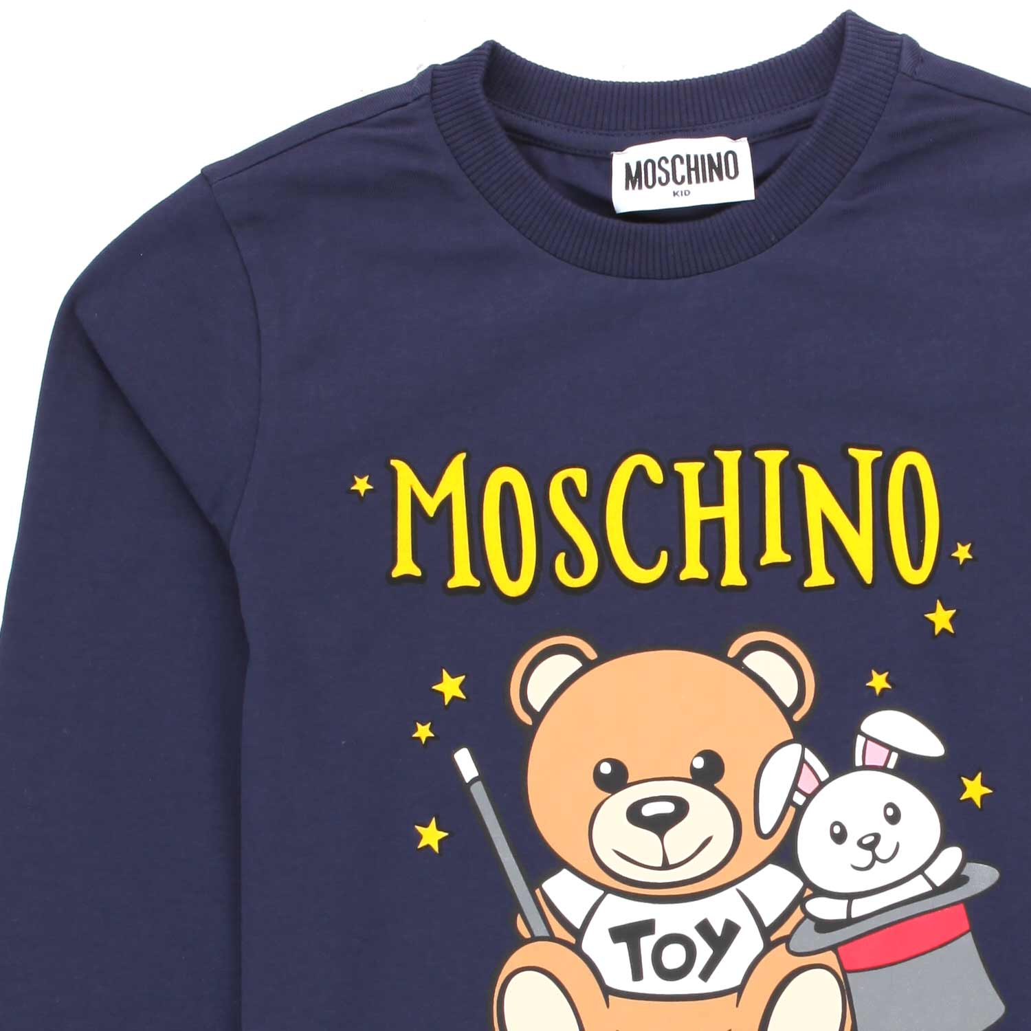T-SHIRT LUNGA TEDDY BEAR BLU BAMBINO - annameglio.com abbigliamento moda