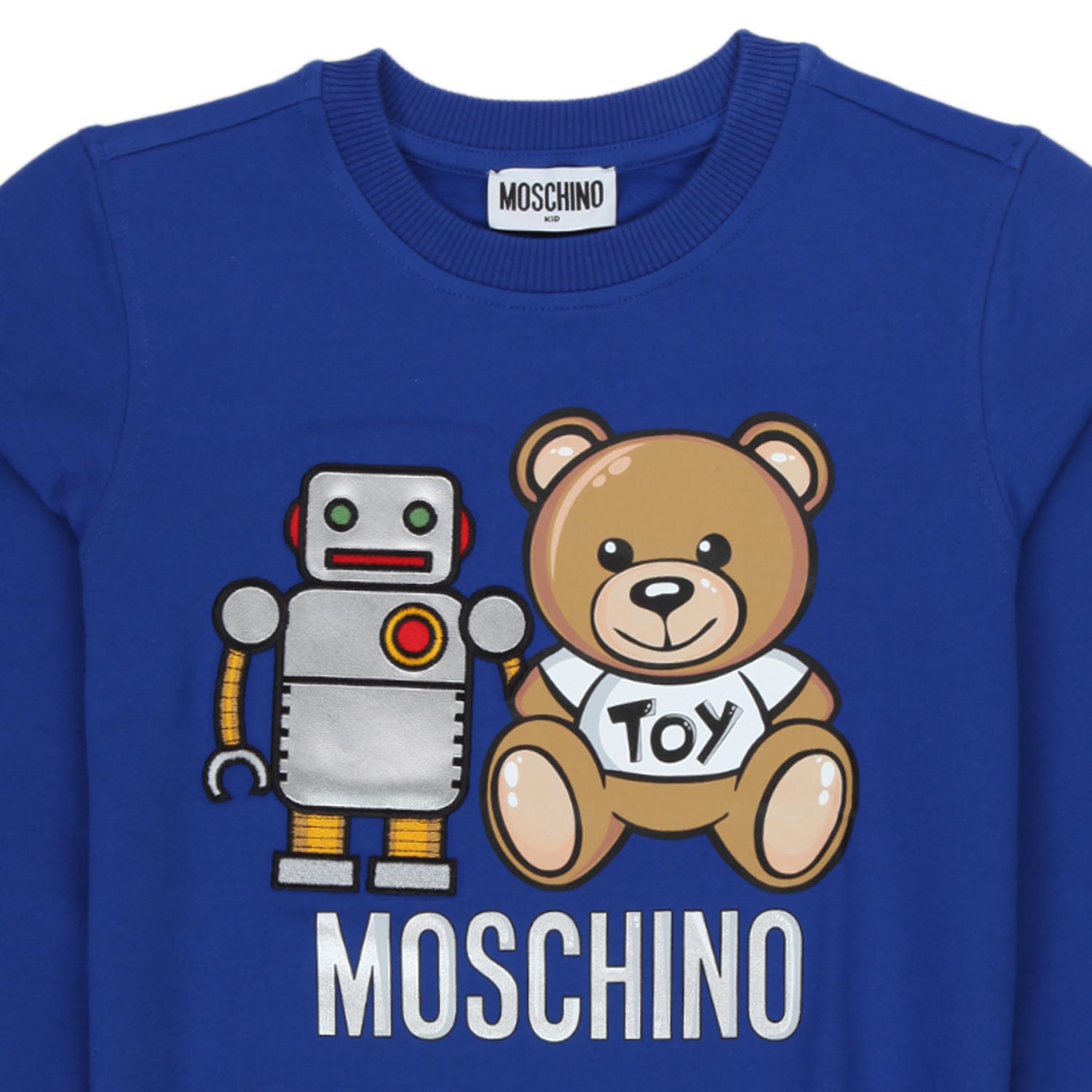 FELPA BLU CON ORSETTO BIMBO - annameglio.com abbigliamento moda