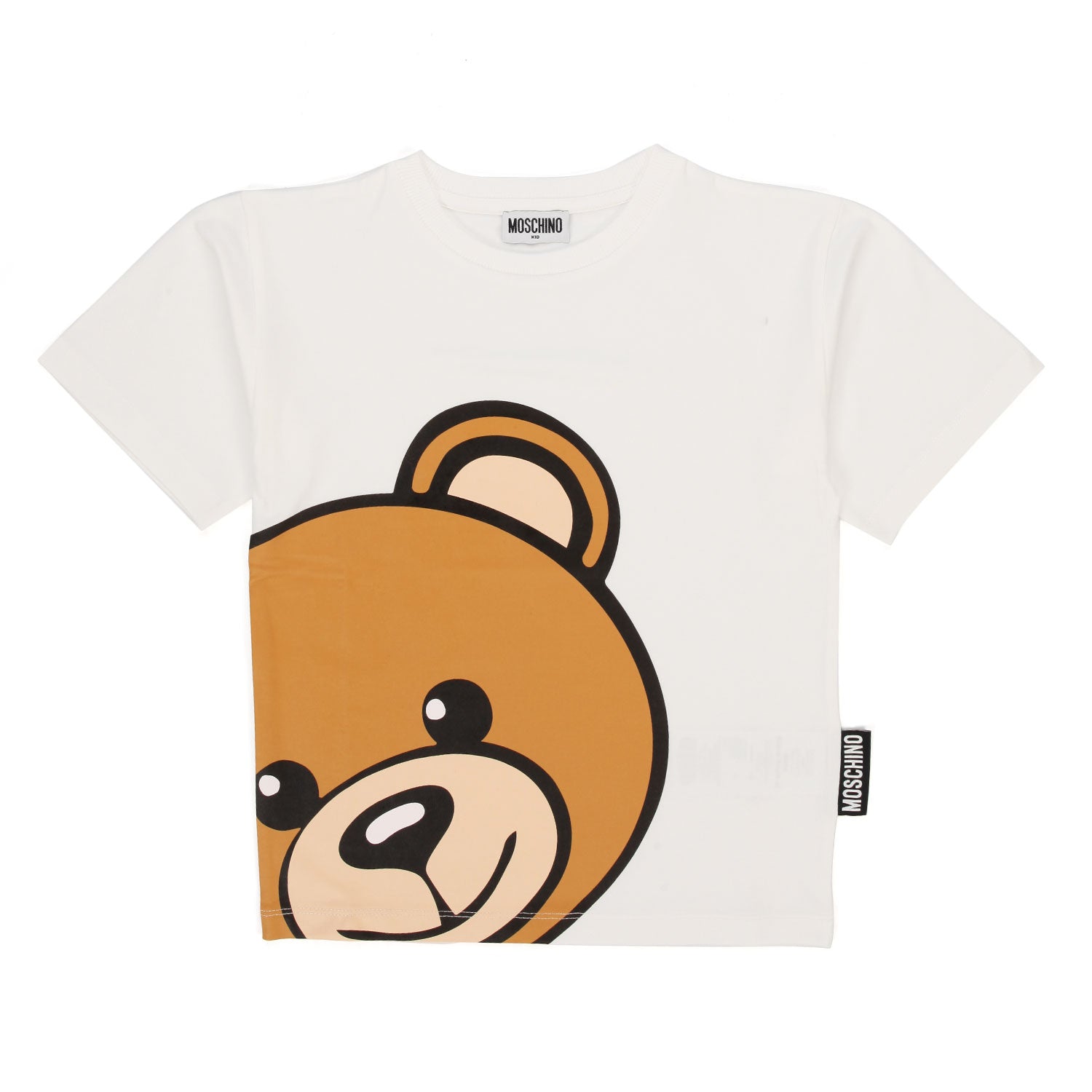 T-SHIRT BIANCA ORSETTO BAMBINA GIRL - annameglio.com abbigliamento moda