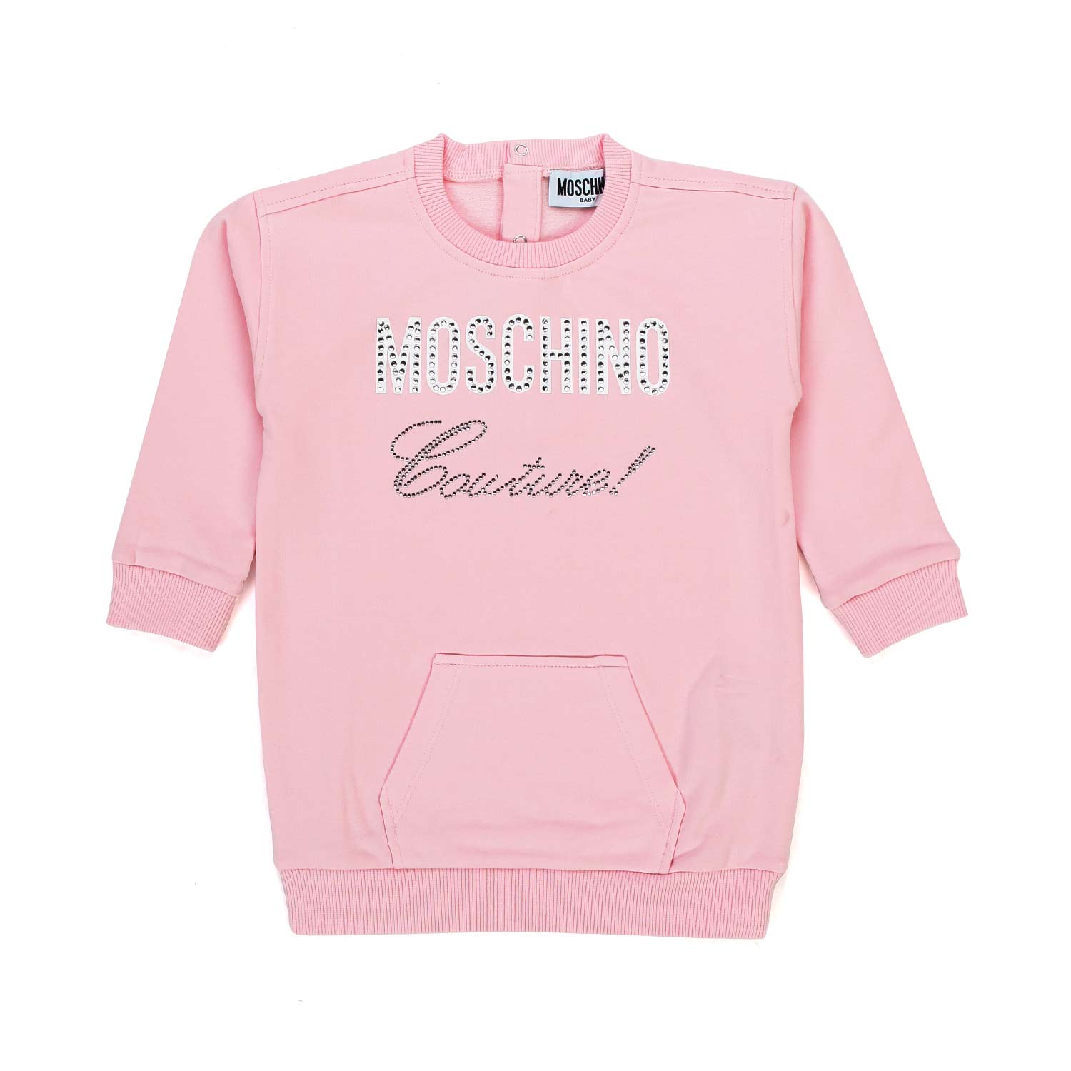 ABITO ROSA LOGO NEONATA E BIMBA - annameglio.com abbigliamento moda