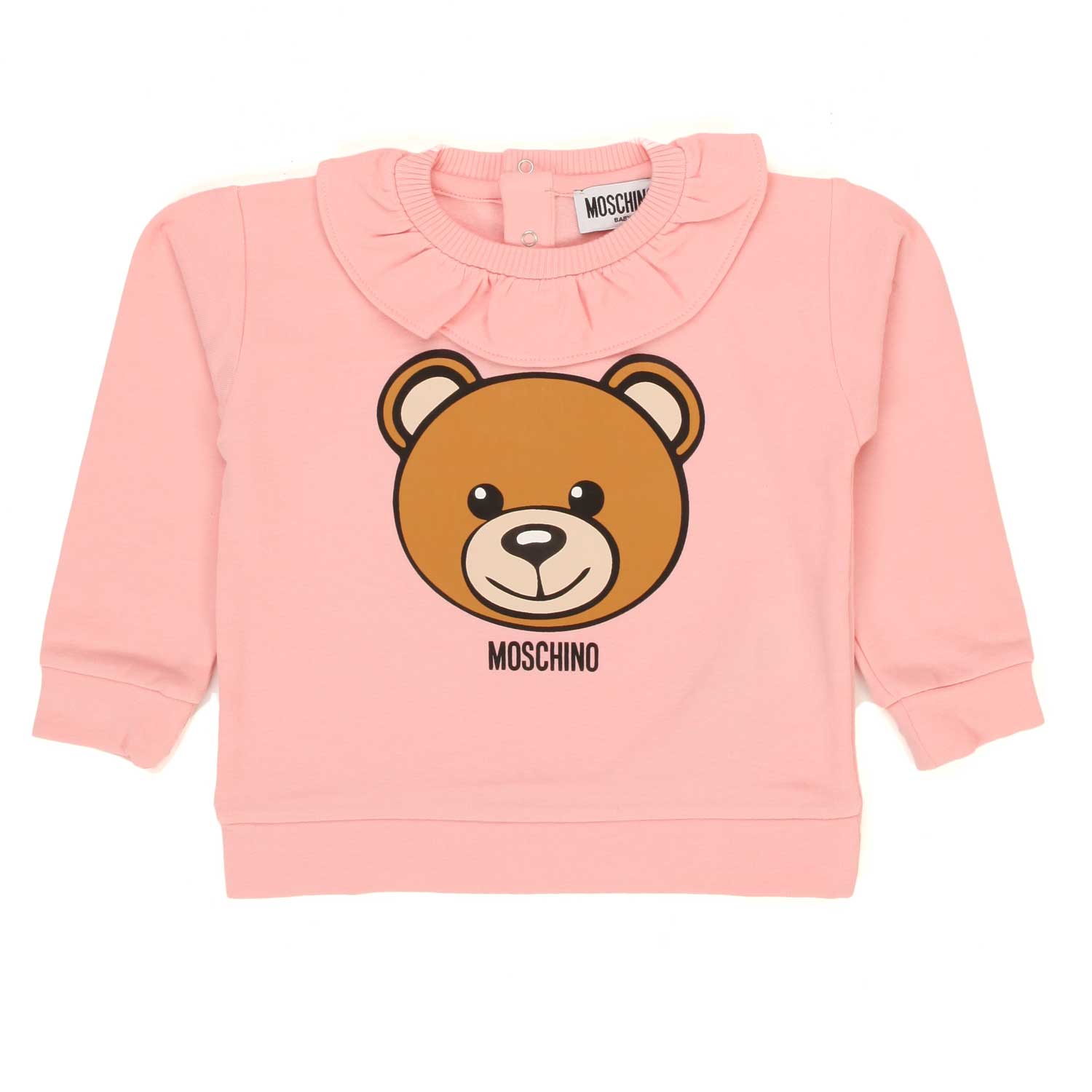 FELPA TEDDY BEAR ROSA BIMBA - annameglio.com abbigliamento moda