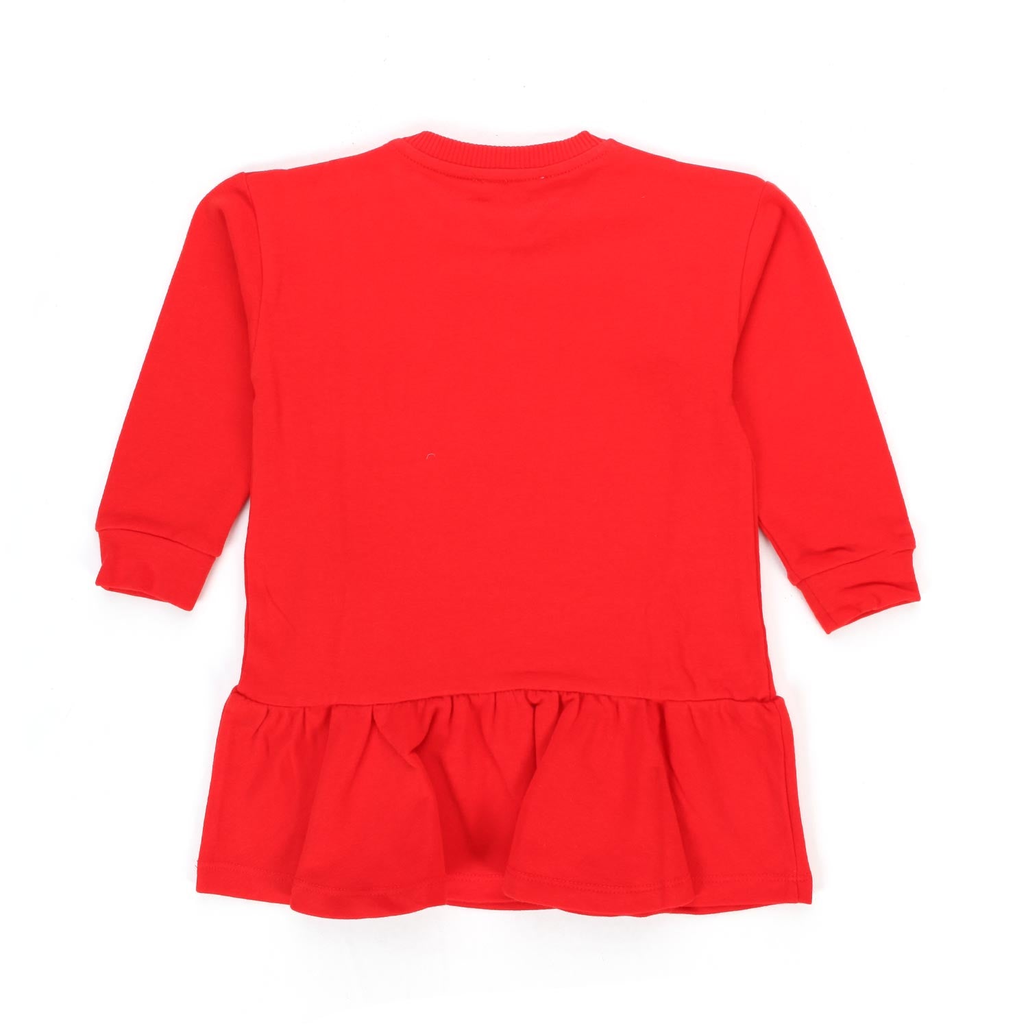MINI ABITO IN FELPA ROSSO BEBÈ E BAMBINA - annameglio.com abbigliamento moda