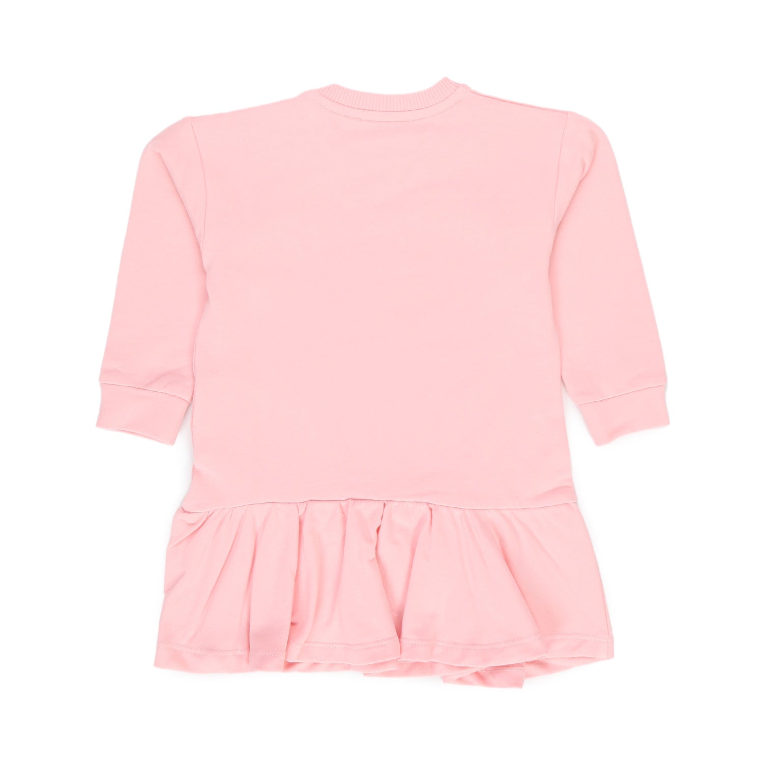 MINI ABITO IN FELPA ROSA BEBÈ E BAMBINA - annameglio.com abbigliamento moda
