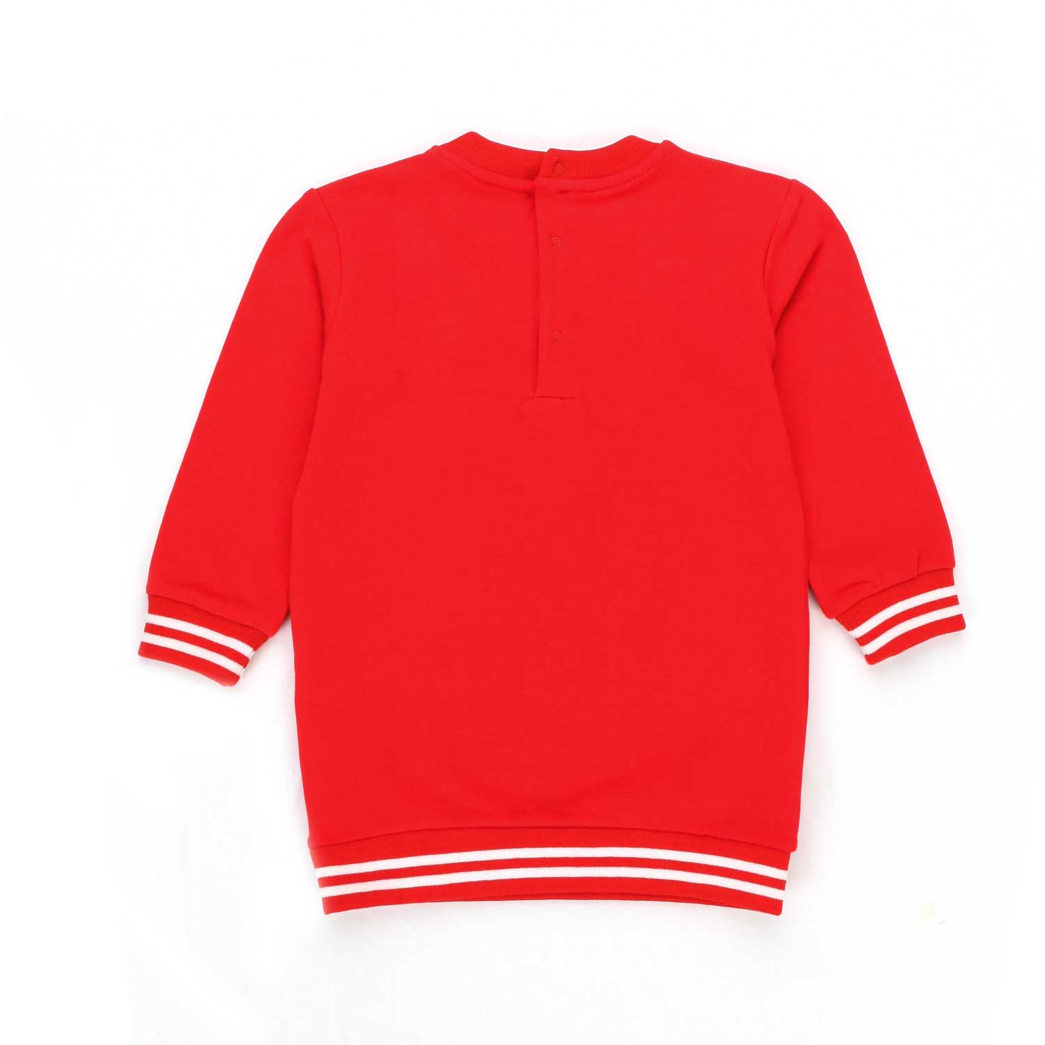 MAXI FELPA ROSSA BIMBA NEONATA - annameglio.com abbigliamento moda