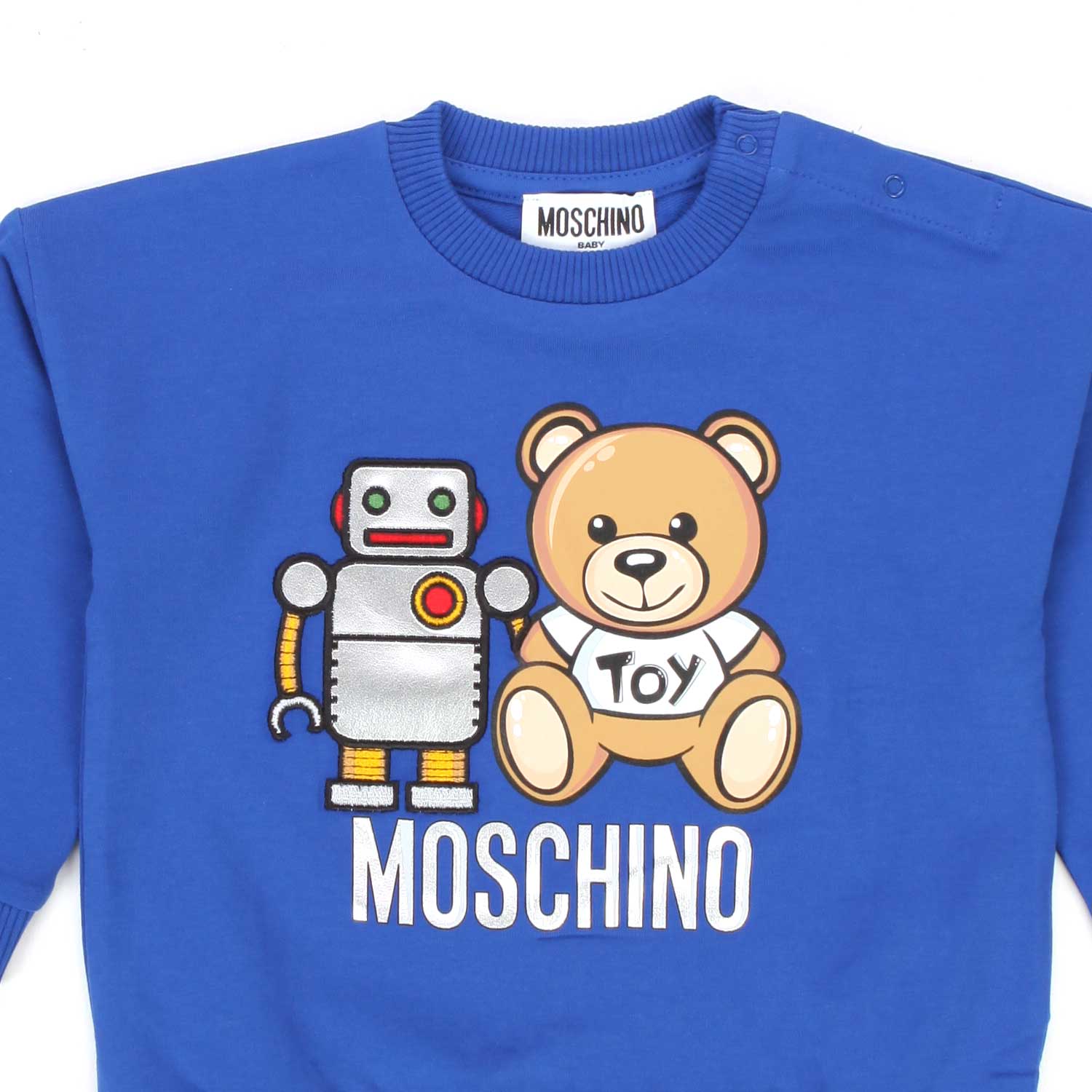 FELPA BLU TEDDY BEAR BIMBO - annameglio.com abbigliamento moda