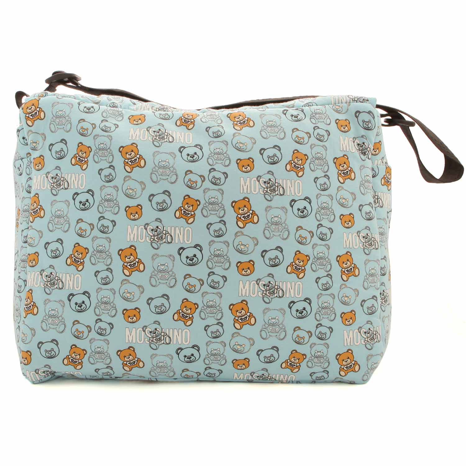 BORSA MAMMA CELESTE CON ORSETTI - annameglio.com abbigliamento moda