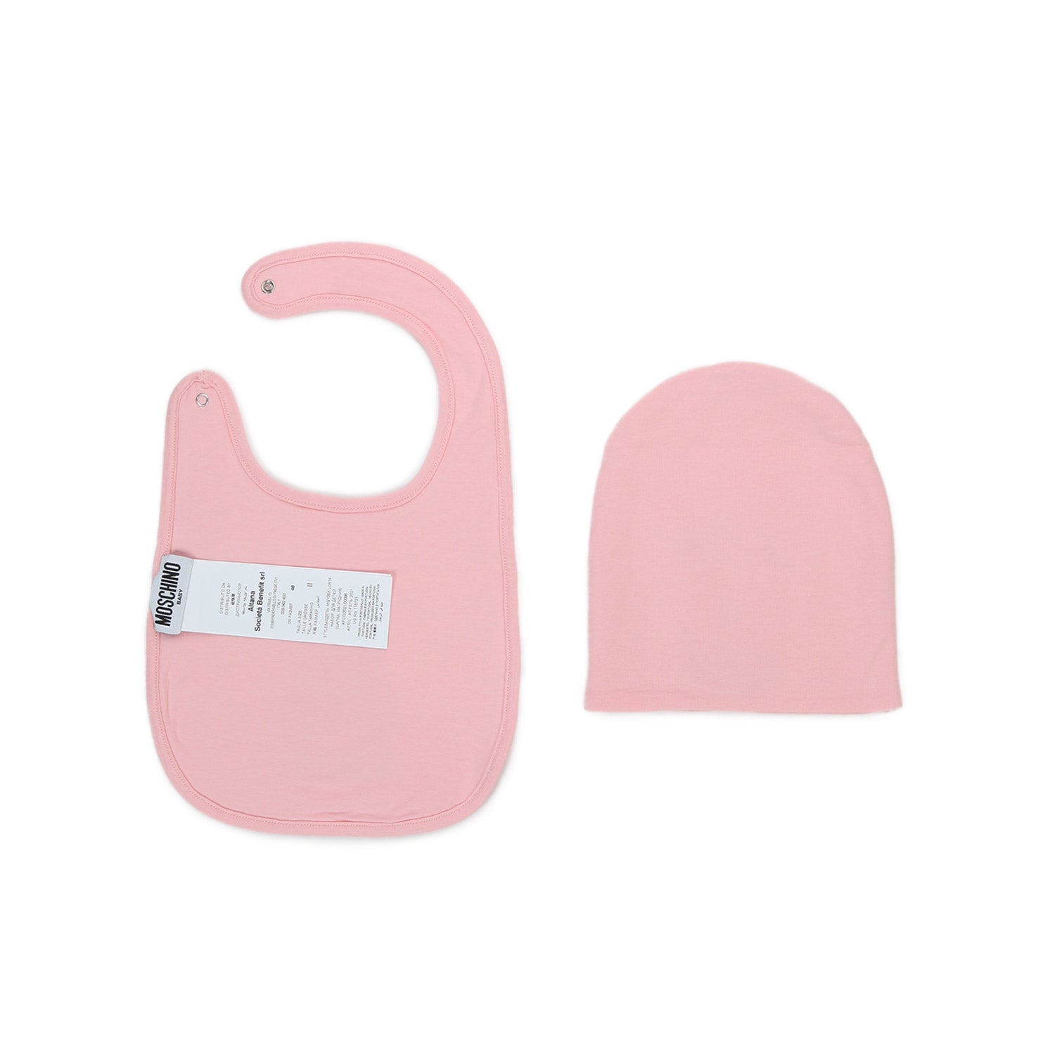 SET REGALO CON BAVETTA E CAPPELLINO NEONATA - annameglio.com abbigliamento moda
