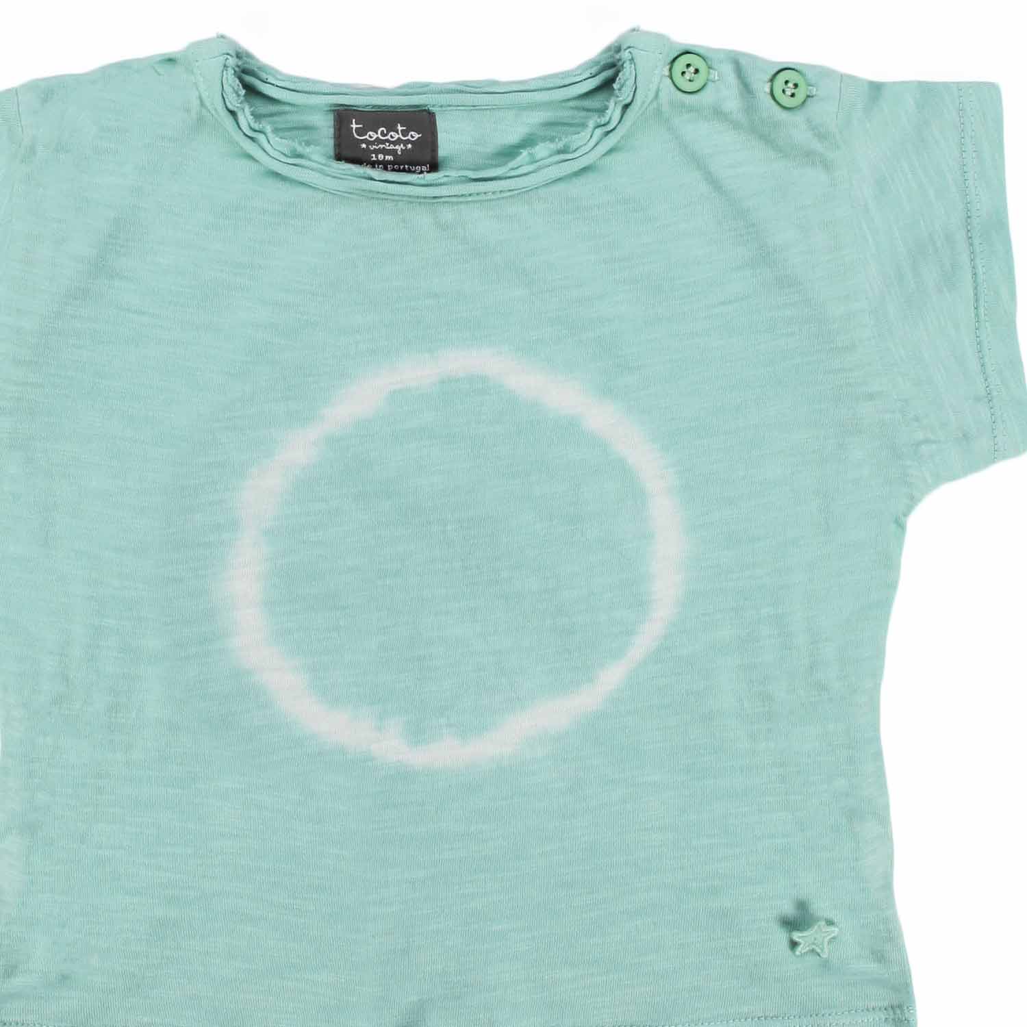 T-SHIRT UNISEX VERDE ACQUA NEONATO - annameglio.com abbigliamento moda