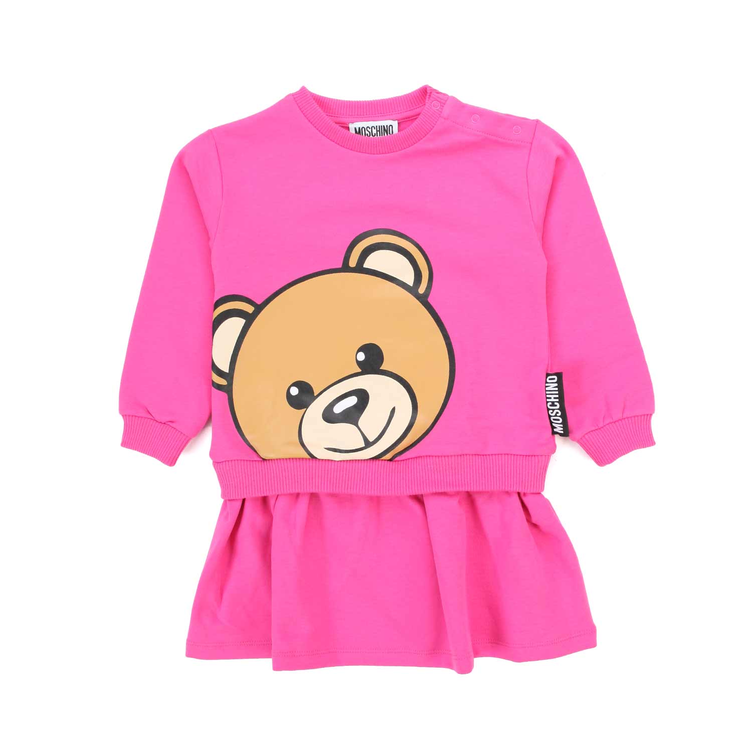 ABITO FUCSIA IN FELPA BIMBA - annameglio.com abbigliamento moda