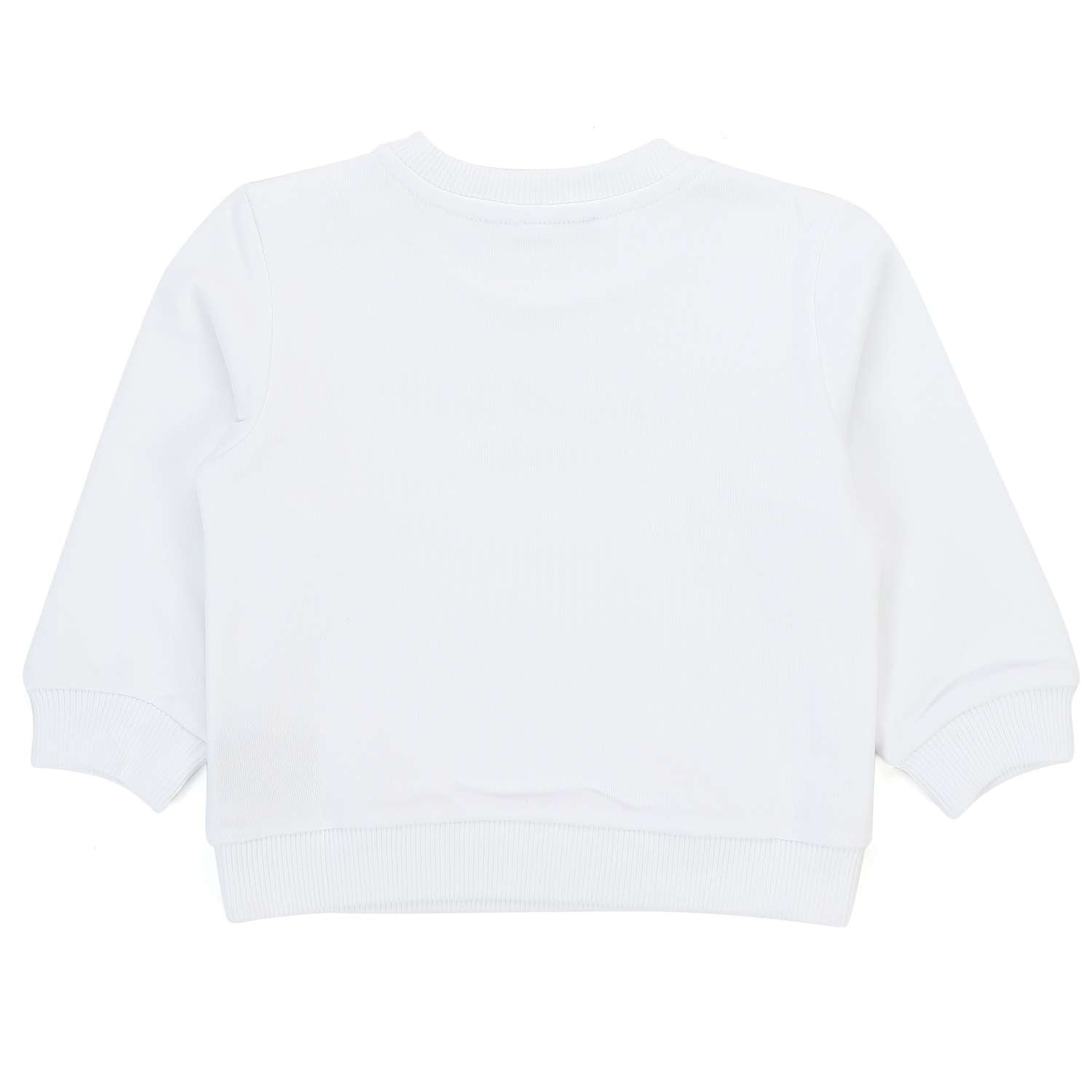 FELPA BIANCA CON LOGO BIMBA - annameglio.com abbigliamento moda
