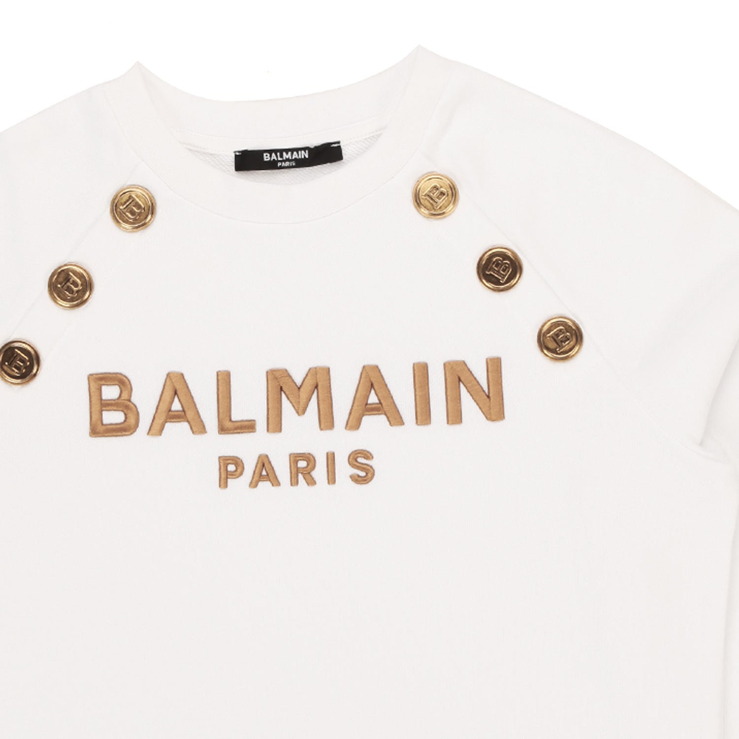 FELPA BIANCA LOGO BAMBINA GIRL - annameglio.com abbigliamento moda