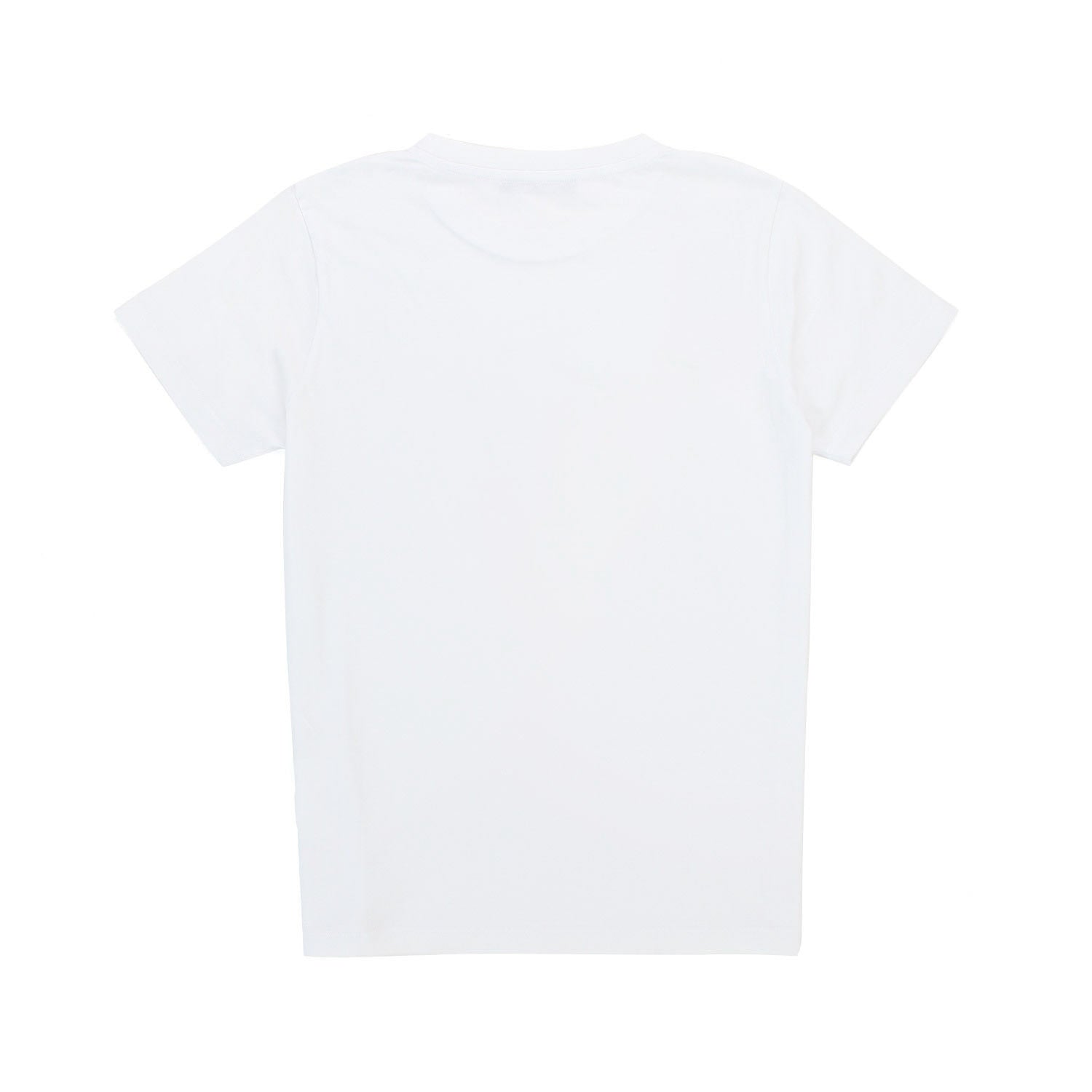 T-SHIRT BIANCA CON LOGO ORO GIRL - annameglio.com abbigliamento moda