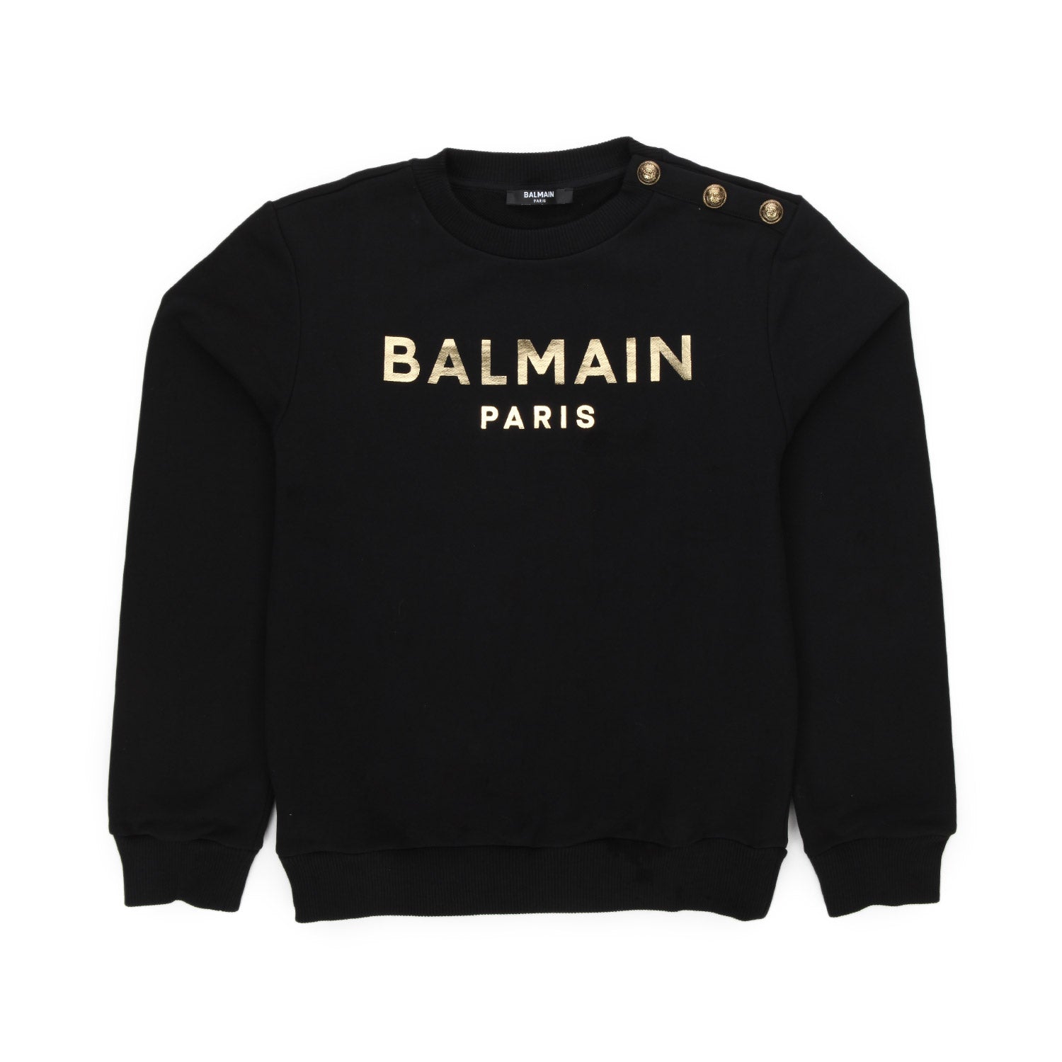 FELPA NERA E ORO BAMBINA E TEEN - annameglio.com abbigliamento moda