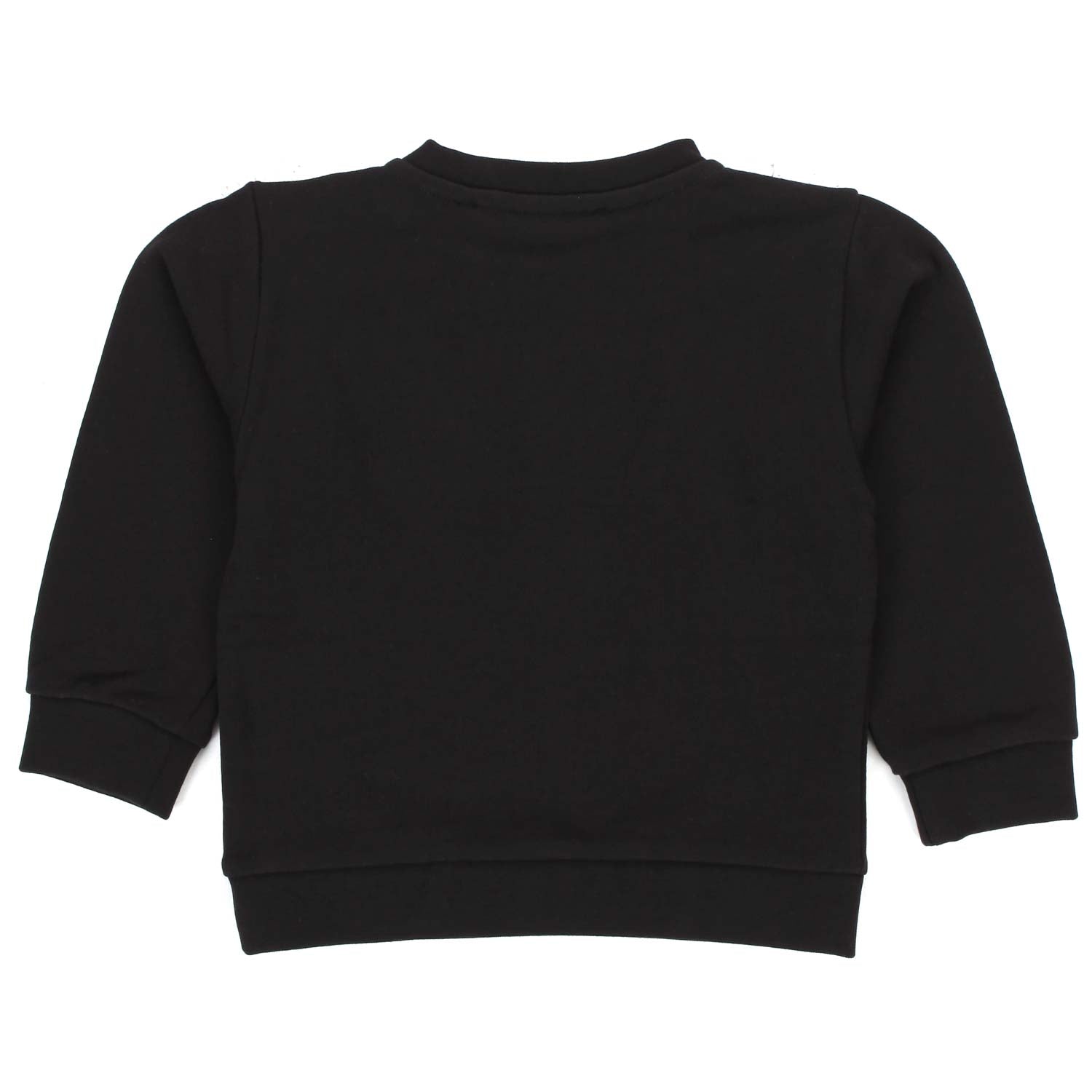 FELPA NERA CON LOGO GOLD BIMBA - annameglio.com abbigliamento moda