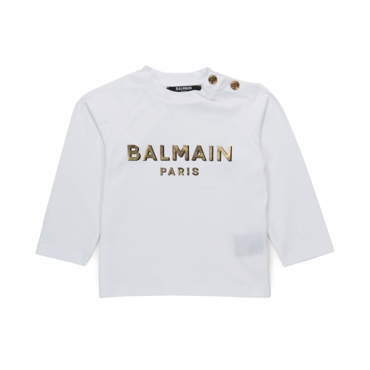 T-SHIRT CON LOGO ORO BIMBA - annameglio.com abbigliamento moda