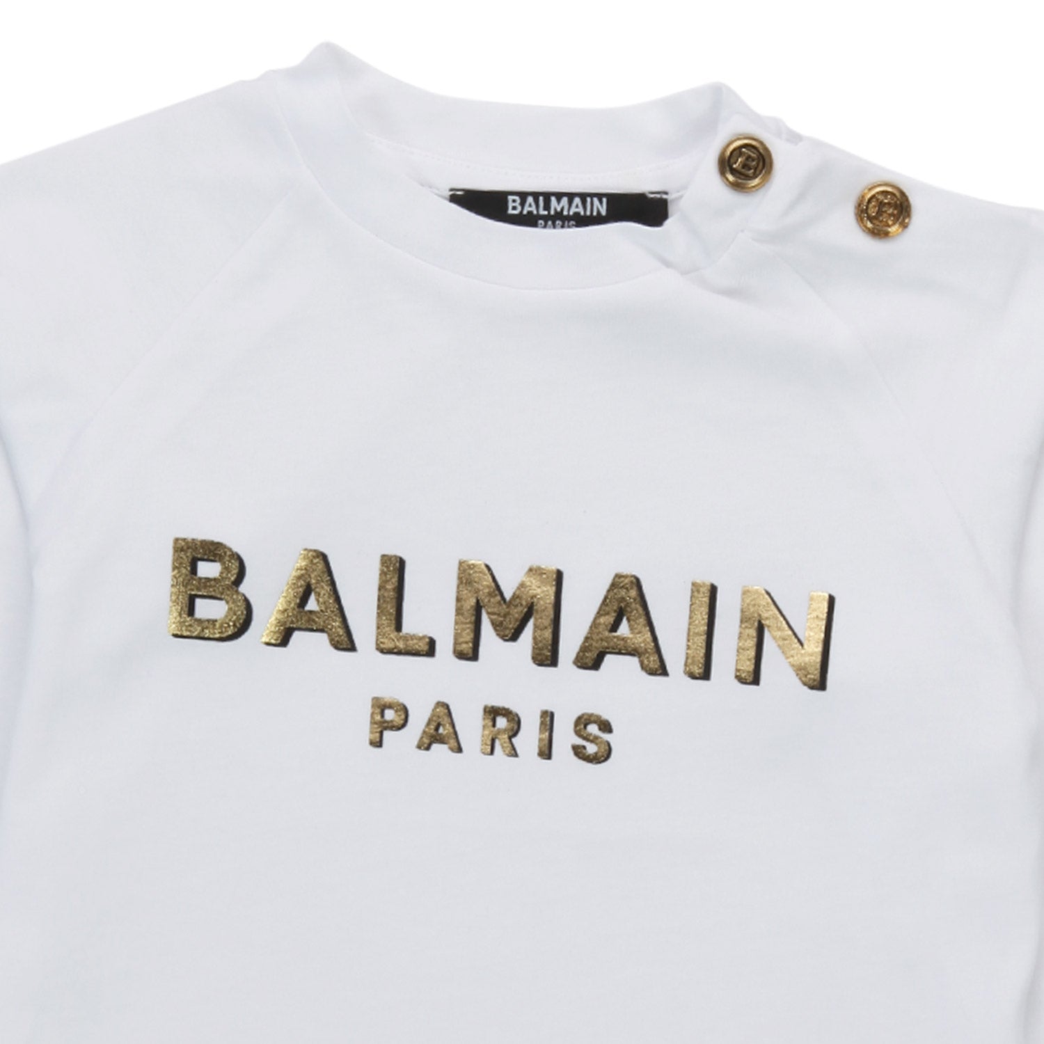 T-SHIRT CON LOGO ORO BIMBA - annameglio.com abbigliamento moda