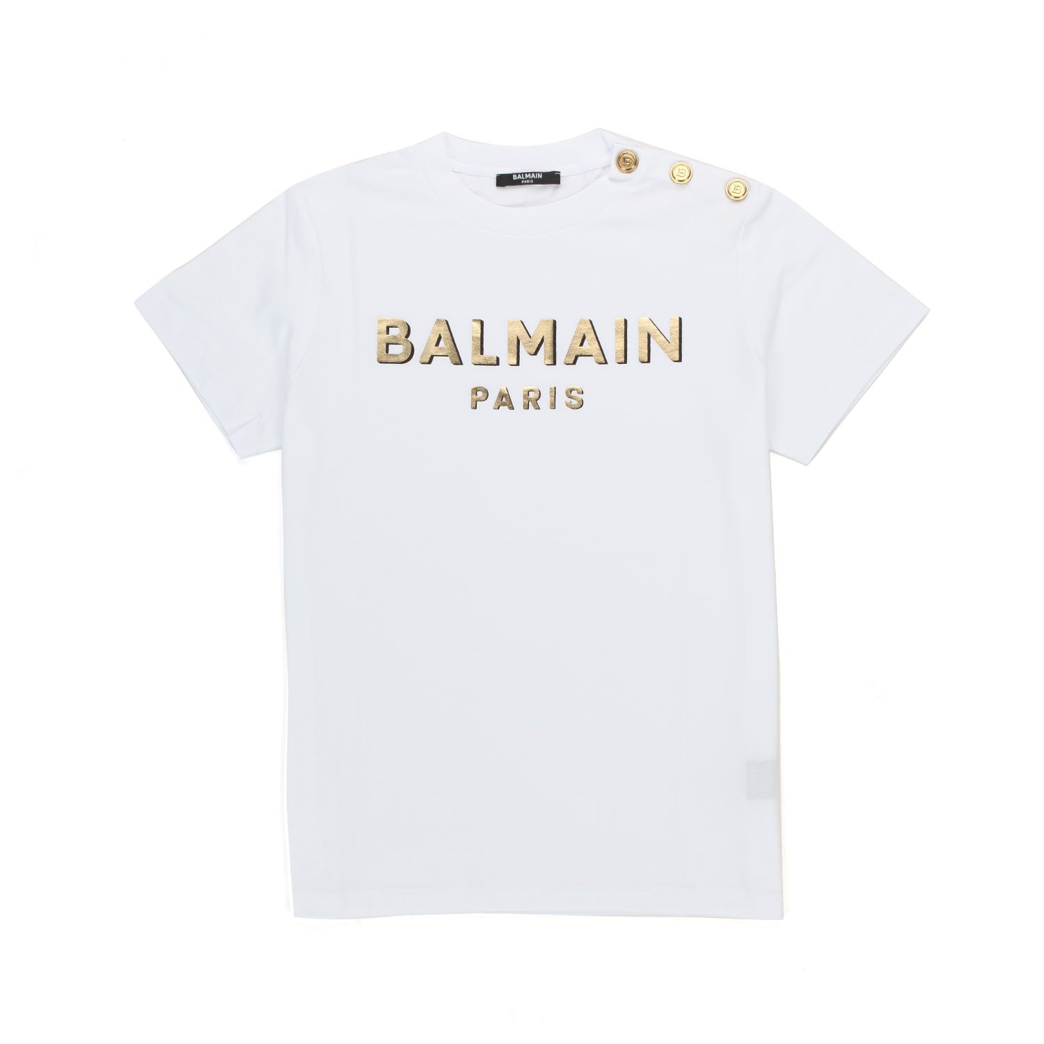 T-SHIRT CON LOGO ORO BAMBINA TEEN - annameglio.com abbigliamento moda