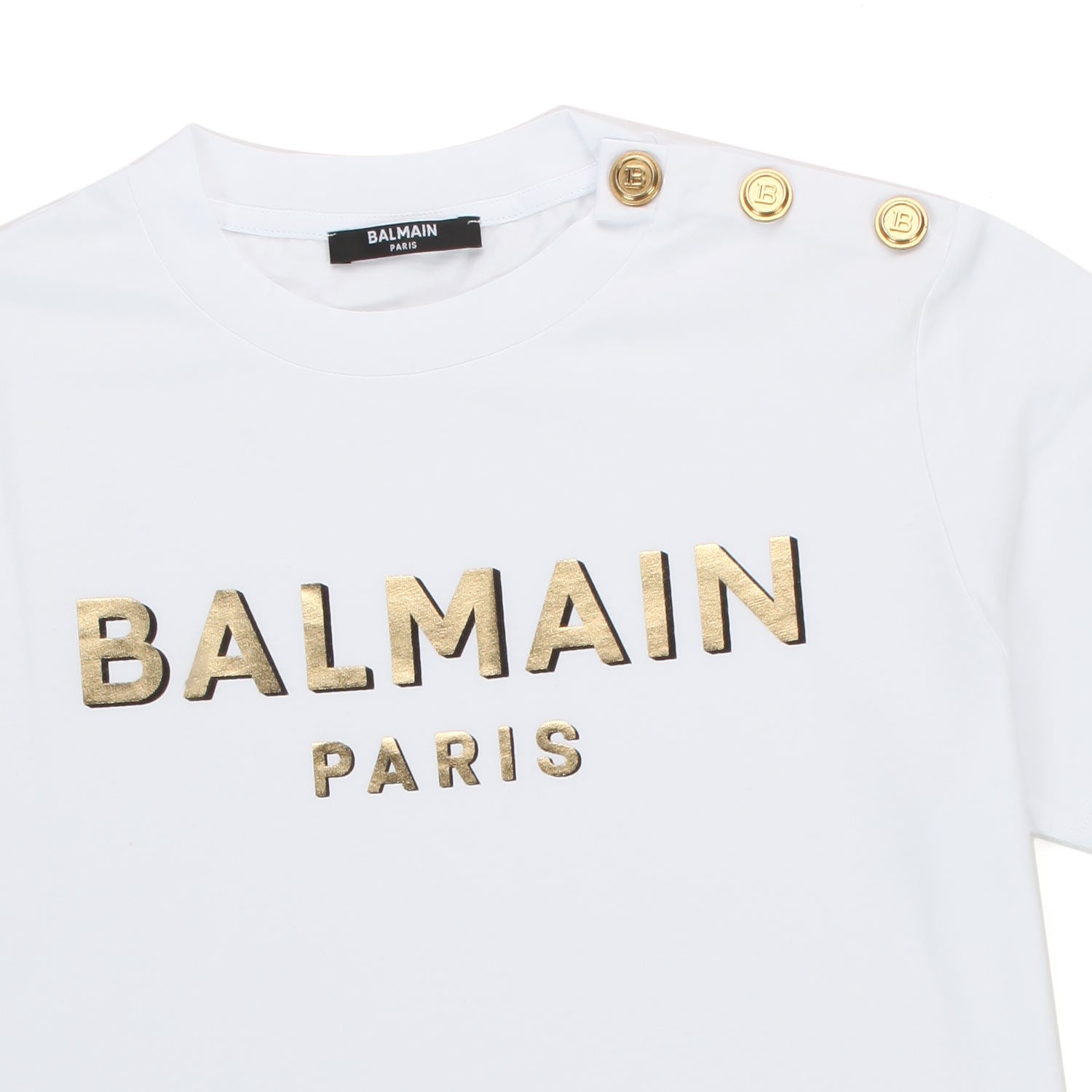 T-SHIRT CON LOGO ORO BAMBINA TEEN - annameglio.com abbigliamento moda