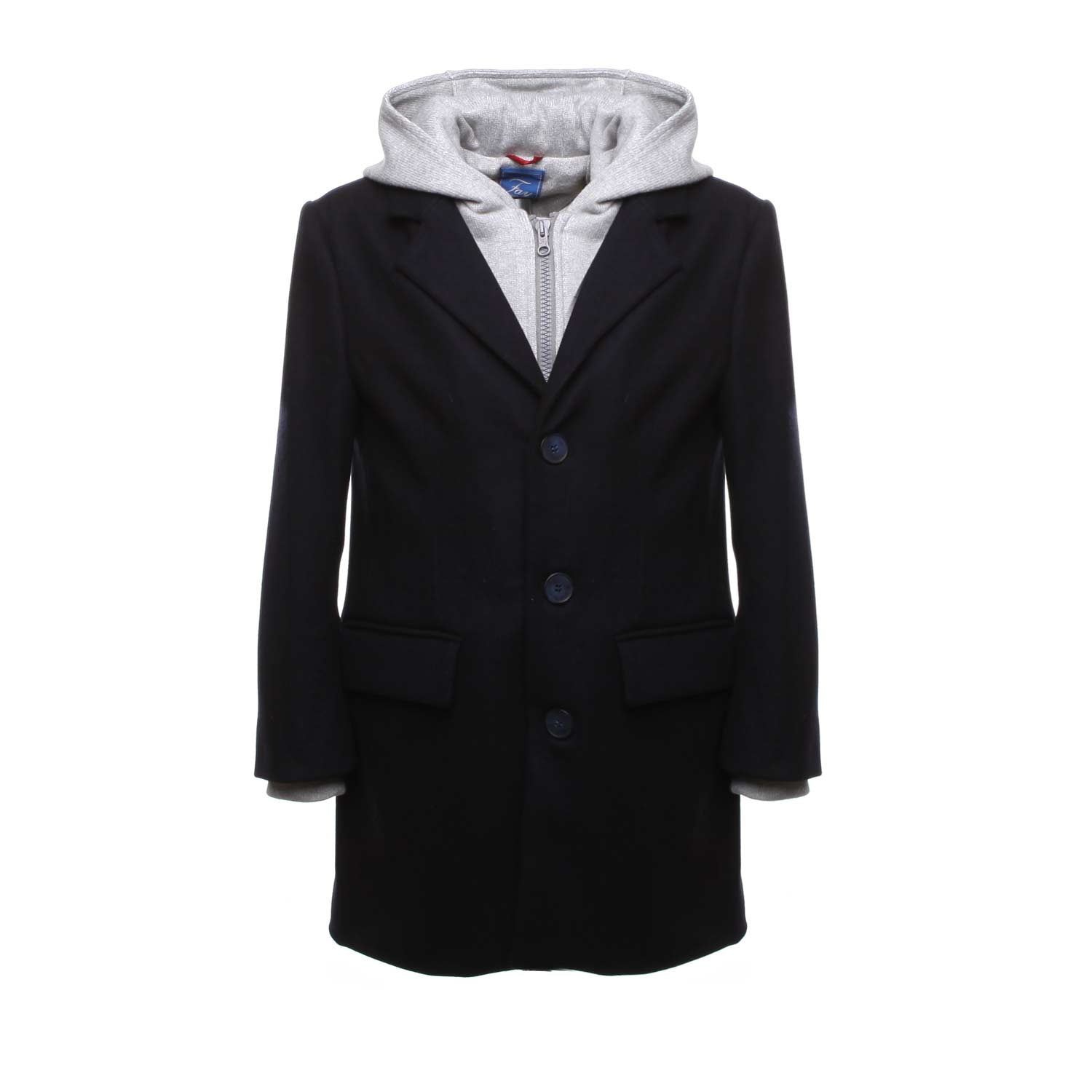 CAPPOTTO BLU E GRIGIO BAMBINO E TEEN - annameglio.com abbigliamento moda