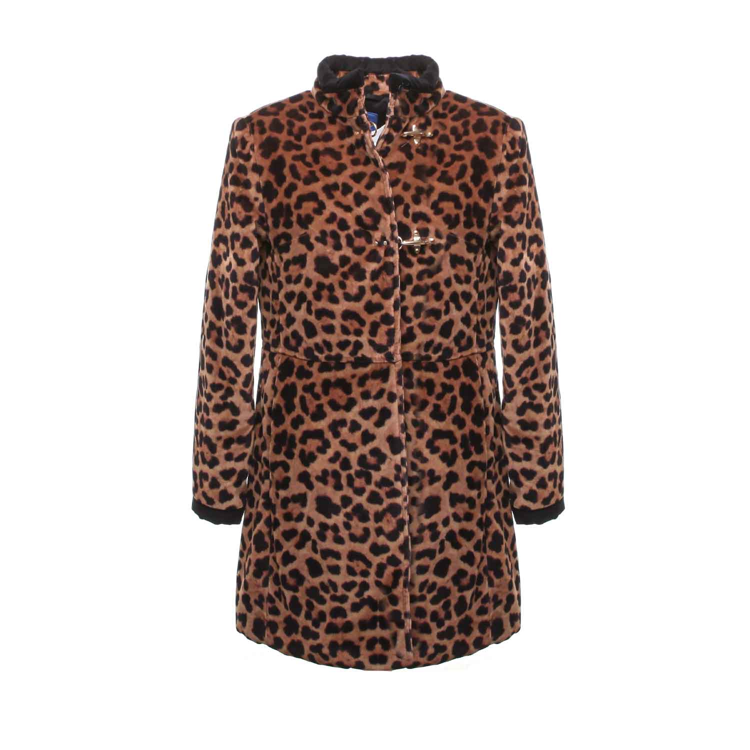 CAPPOTTO IN VELLUTO ANIMALIER RAGAZZA - annameglio.com abbigliamento moda