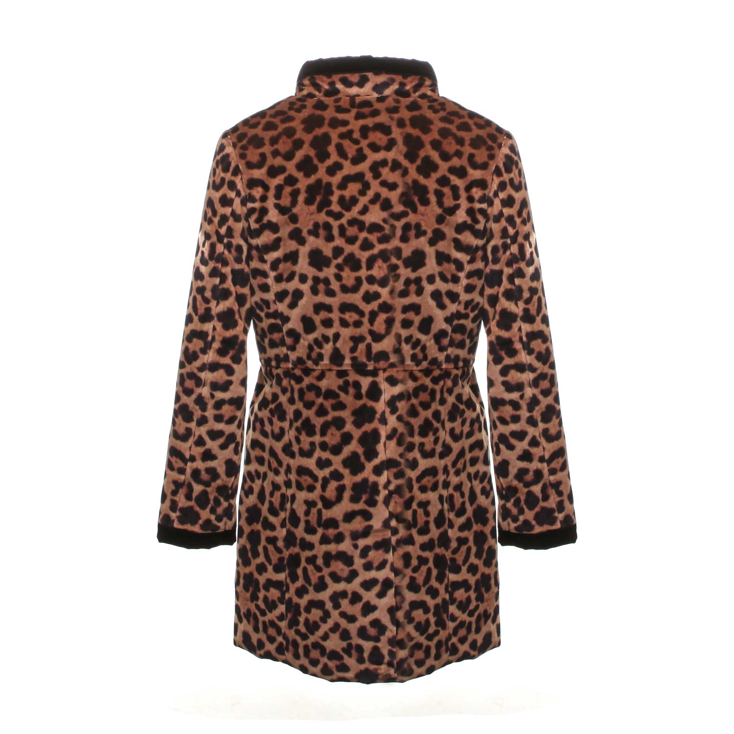 CAPPOTTO IN VELLUTO ANIMALIER RAGAZZA - annameglio.com abbigliamento moda