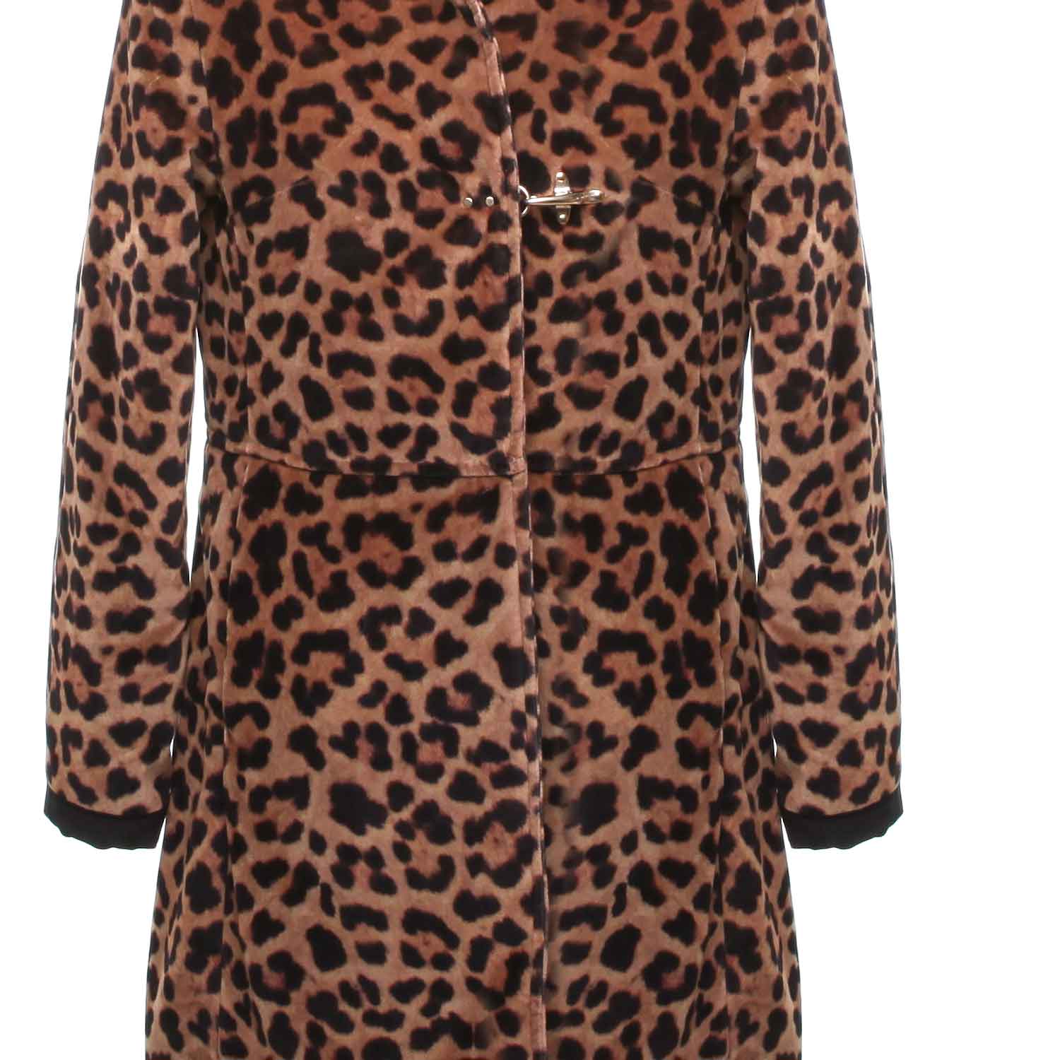 CAPPOTTO IN VELLUTO ANIMALIER RAGAZZA - annameglio.com abbigliamento moda