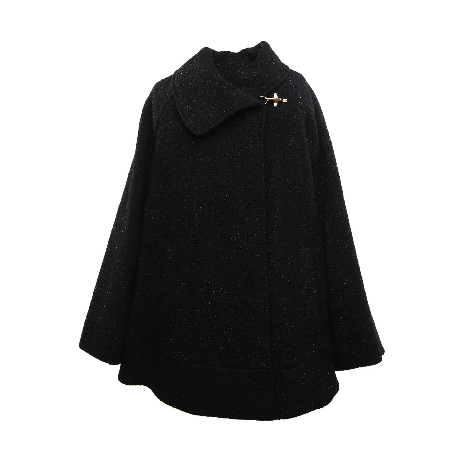 CAPPOTTO CAPPA NERO GIRL - annameglio.com abbigliamento moda