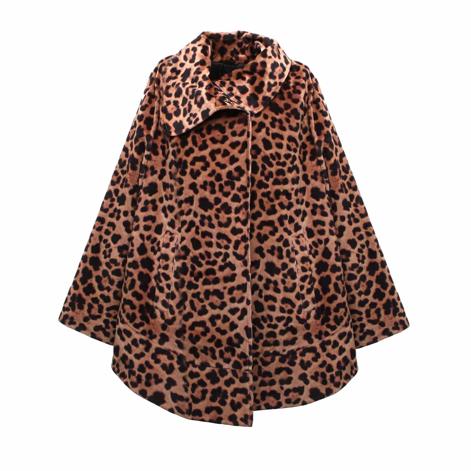 CAPPA IN VELLUTO ANIMALIER RAGAZZA - annameglio.com abbigliamento moda