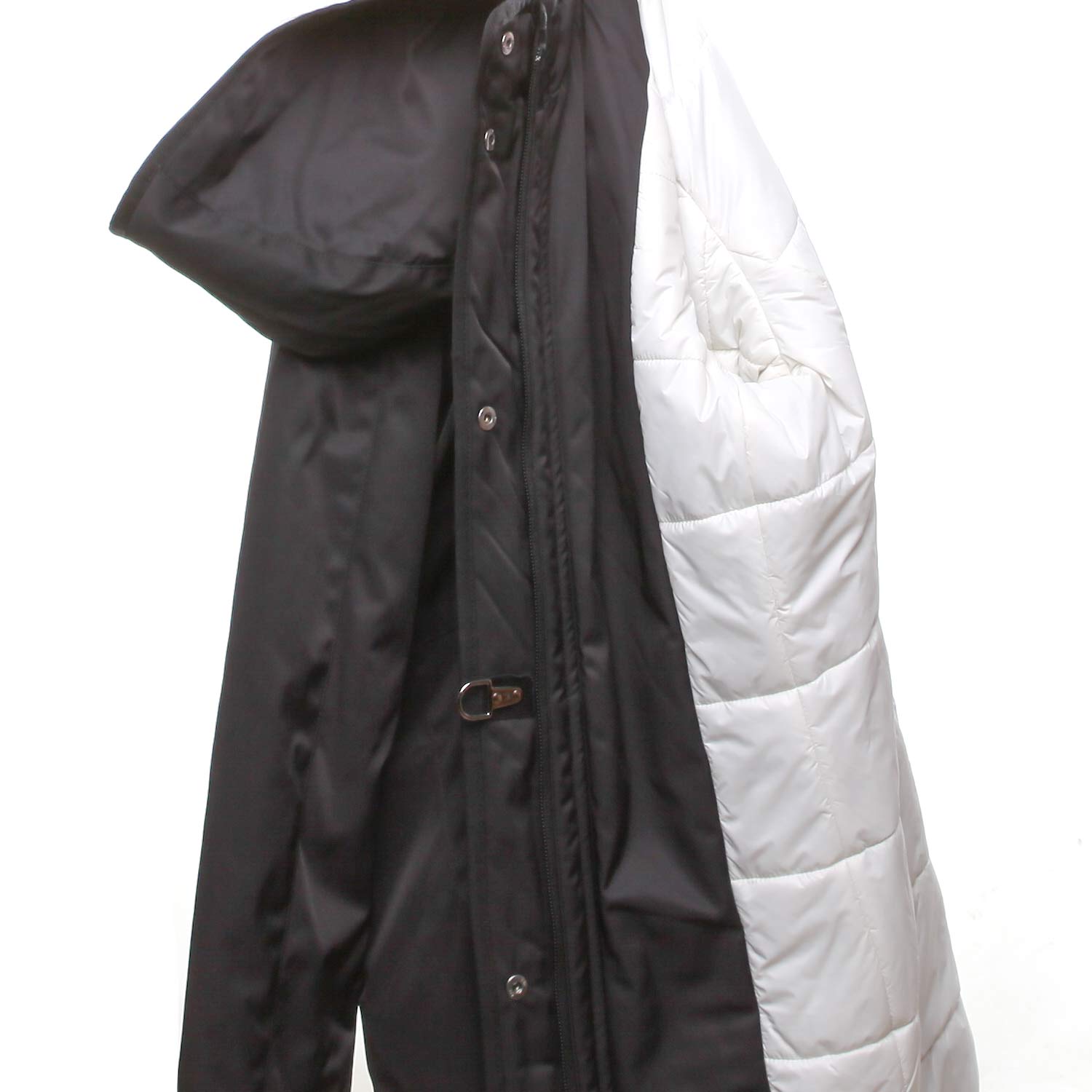 GIACCONE NERO E BIANCO BAMBINA E TEEN - annameglio.com abbigliamento moda