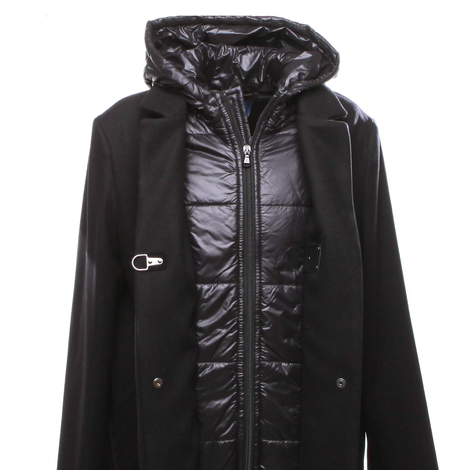 CAPPOTTO NERO DI LANA E NYLON BAMBINA E TEEN - annameglio.com abbigliamento moda