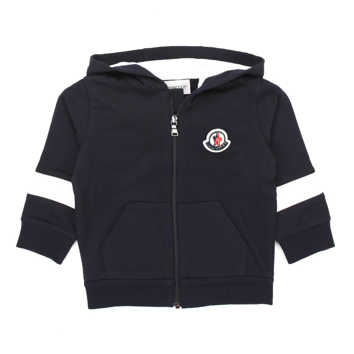 FELPA BLU CON ZIP BIMBO - annameglio.com abbigliamento moda