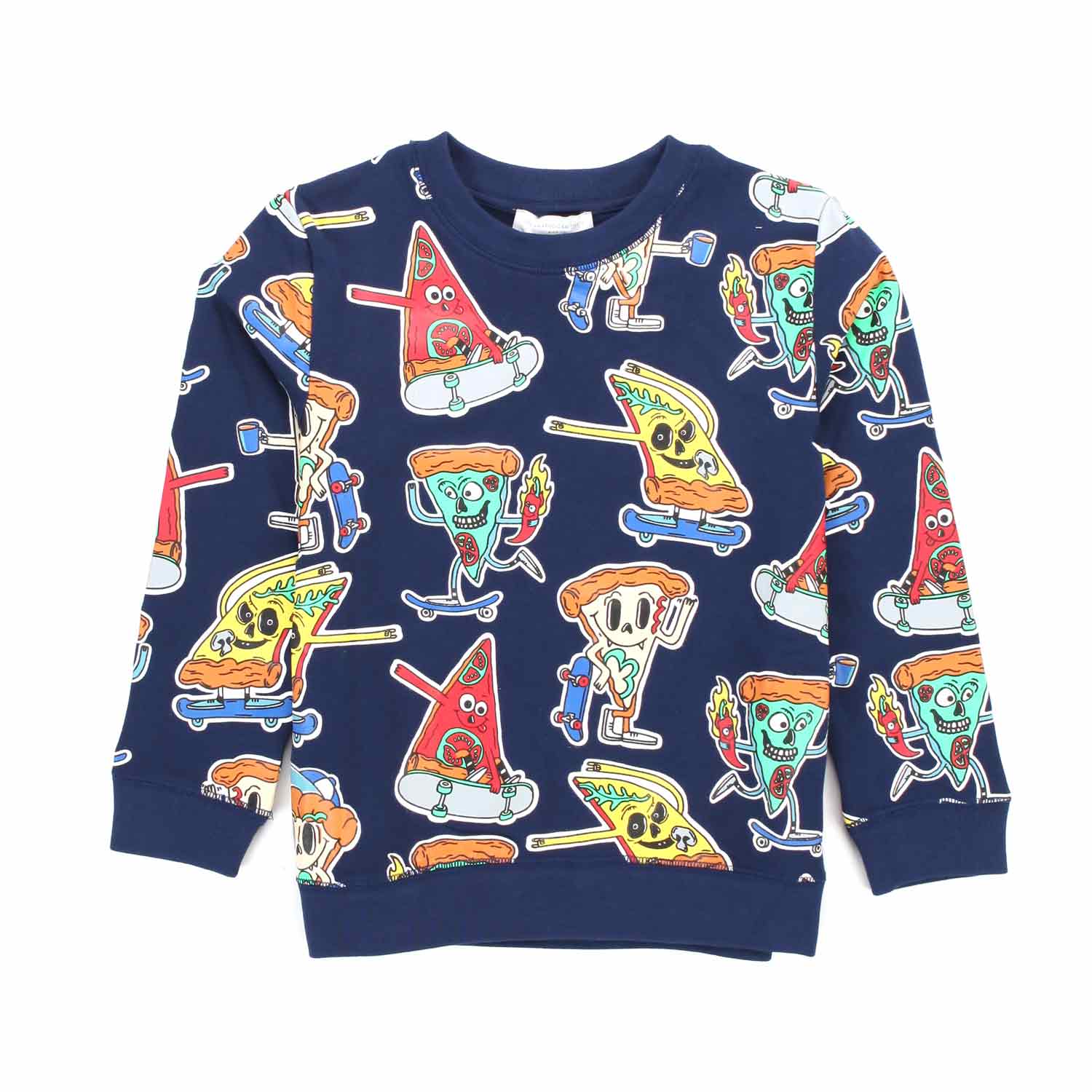 FELPA BLU STAMPA BAMBINO - annameglio.com abbigliamento moda