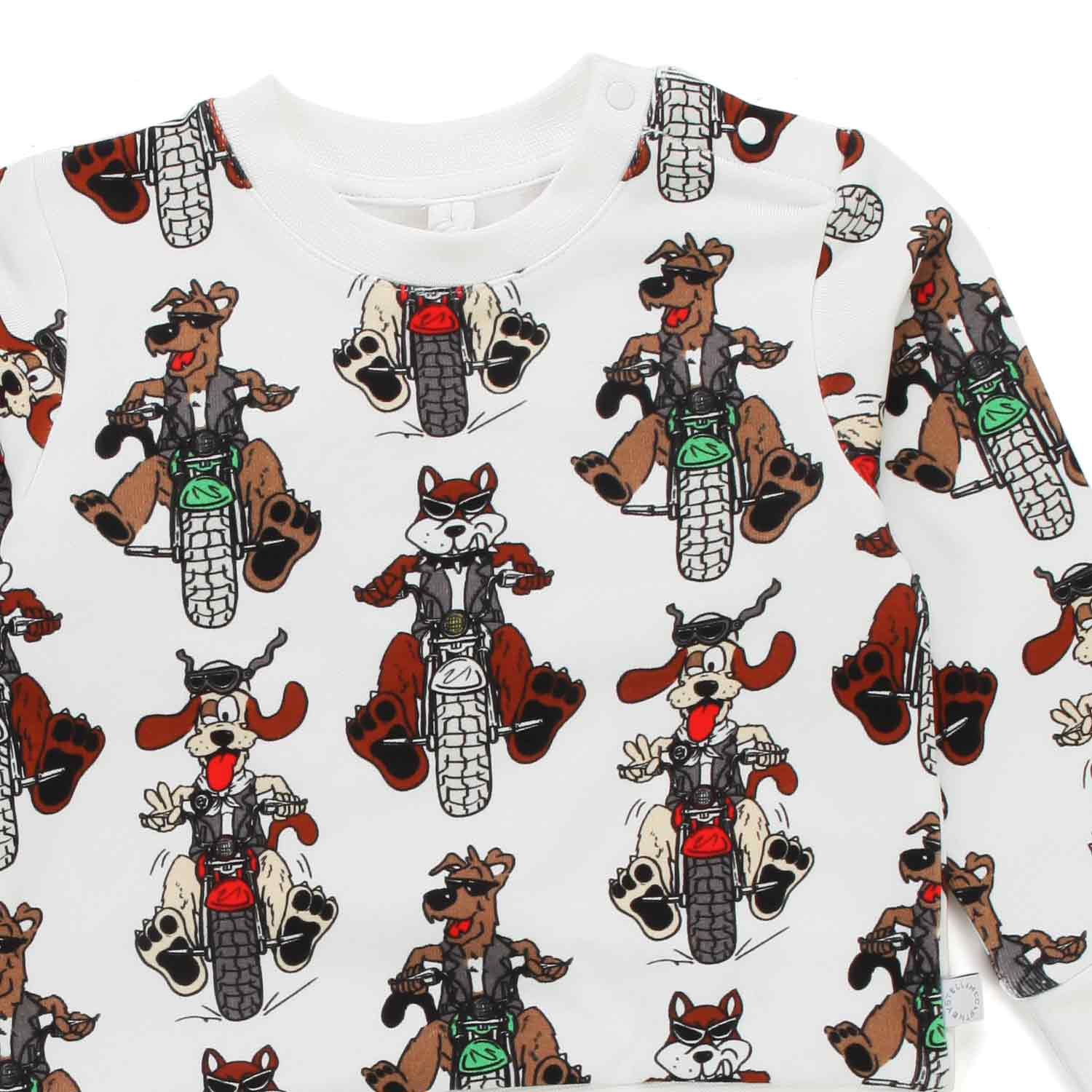 FELPA BIANCA E MULTICOLOR BABY - annameglio.com abbigliamento moda