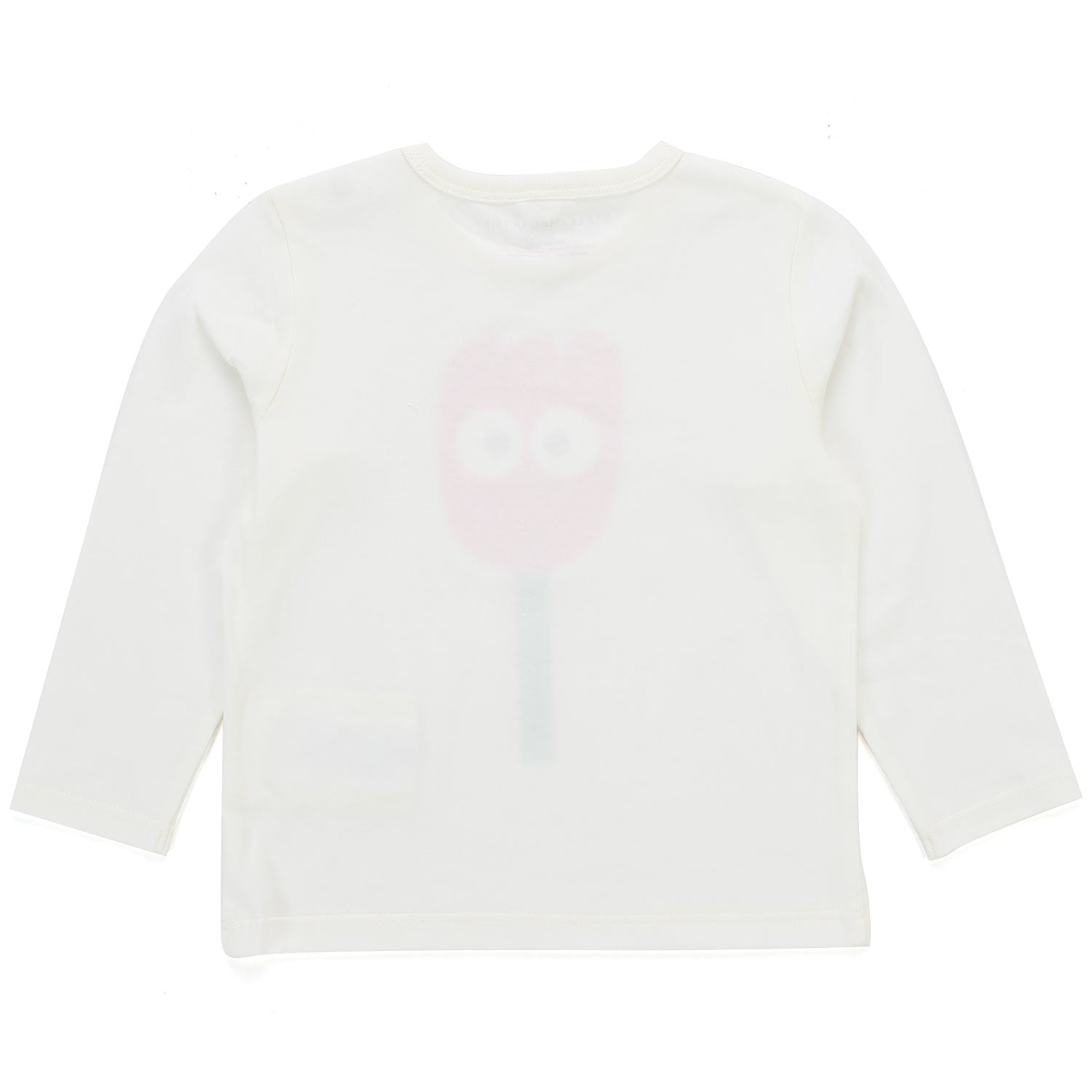 T-SHIRT LUNGA BIANCA CON TULIPANO ROSA BABY - annameglio.com abbigliamento moda