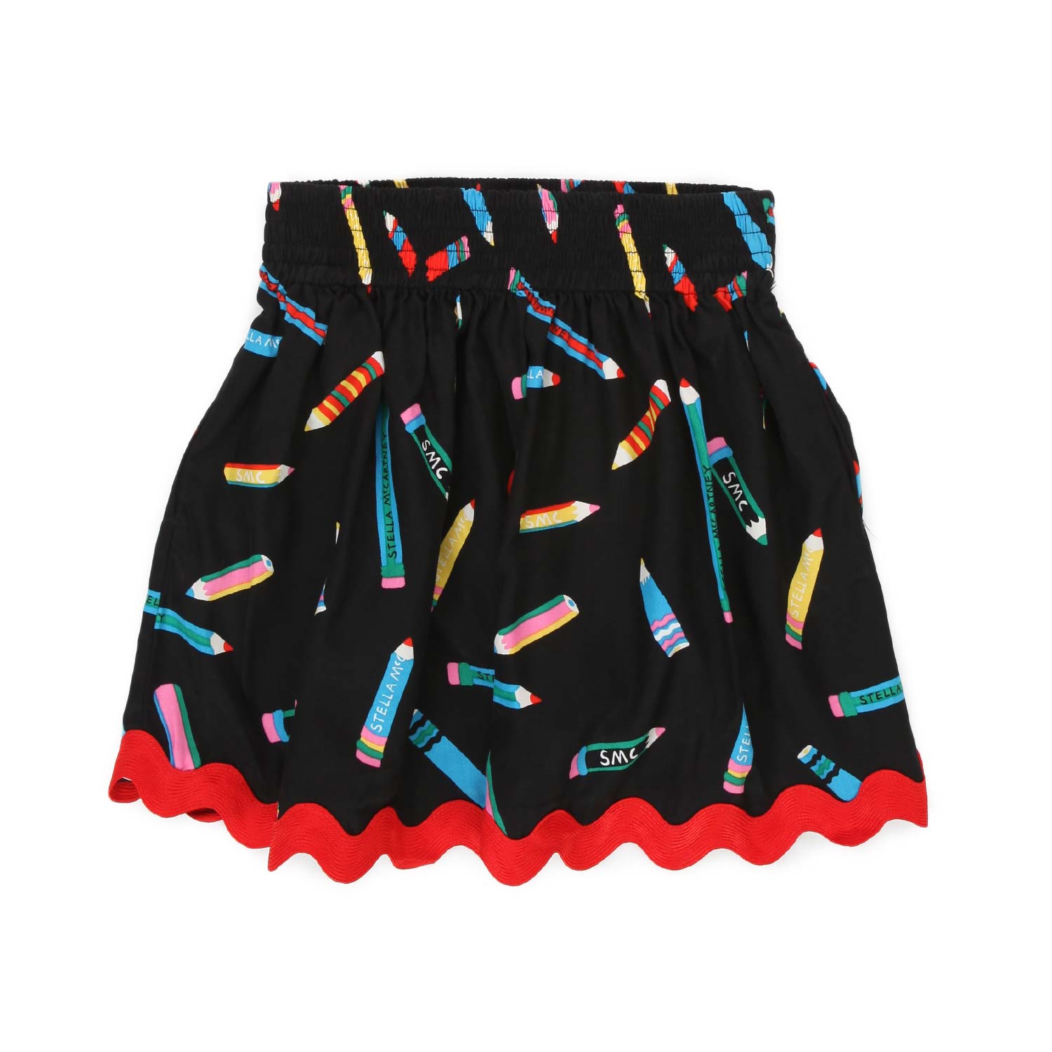 GONNA NERA E MULTICOLOR BAMBINA - annameglio.com abbigliamento moda