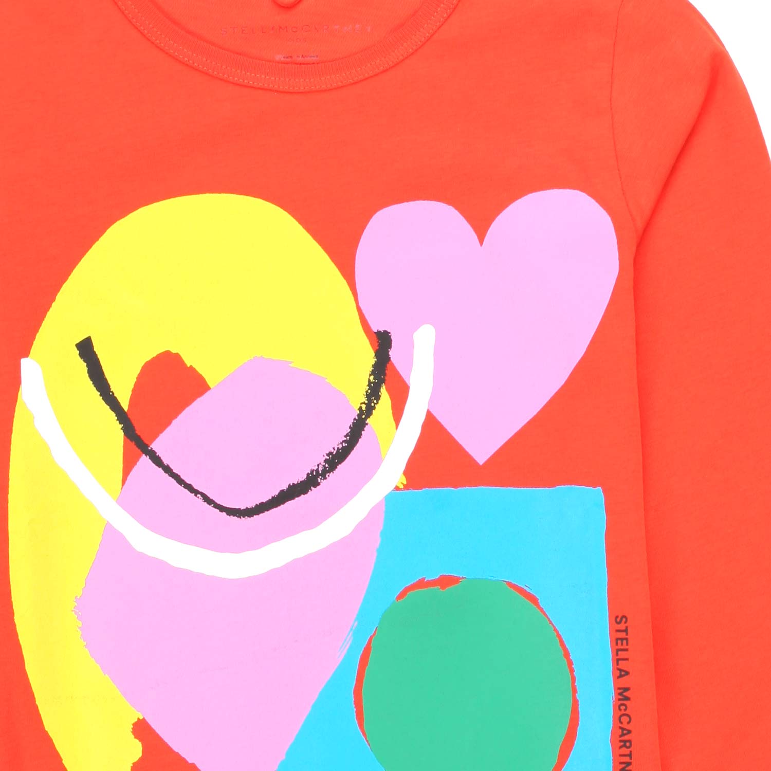 FELPA ROSSO ARANCIATO BAMBINA - annameglio.com abbigliamento moda