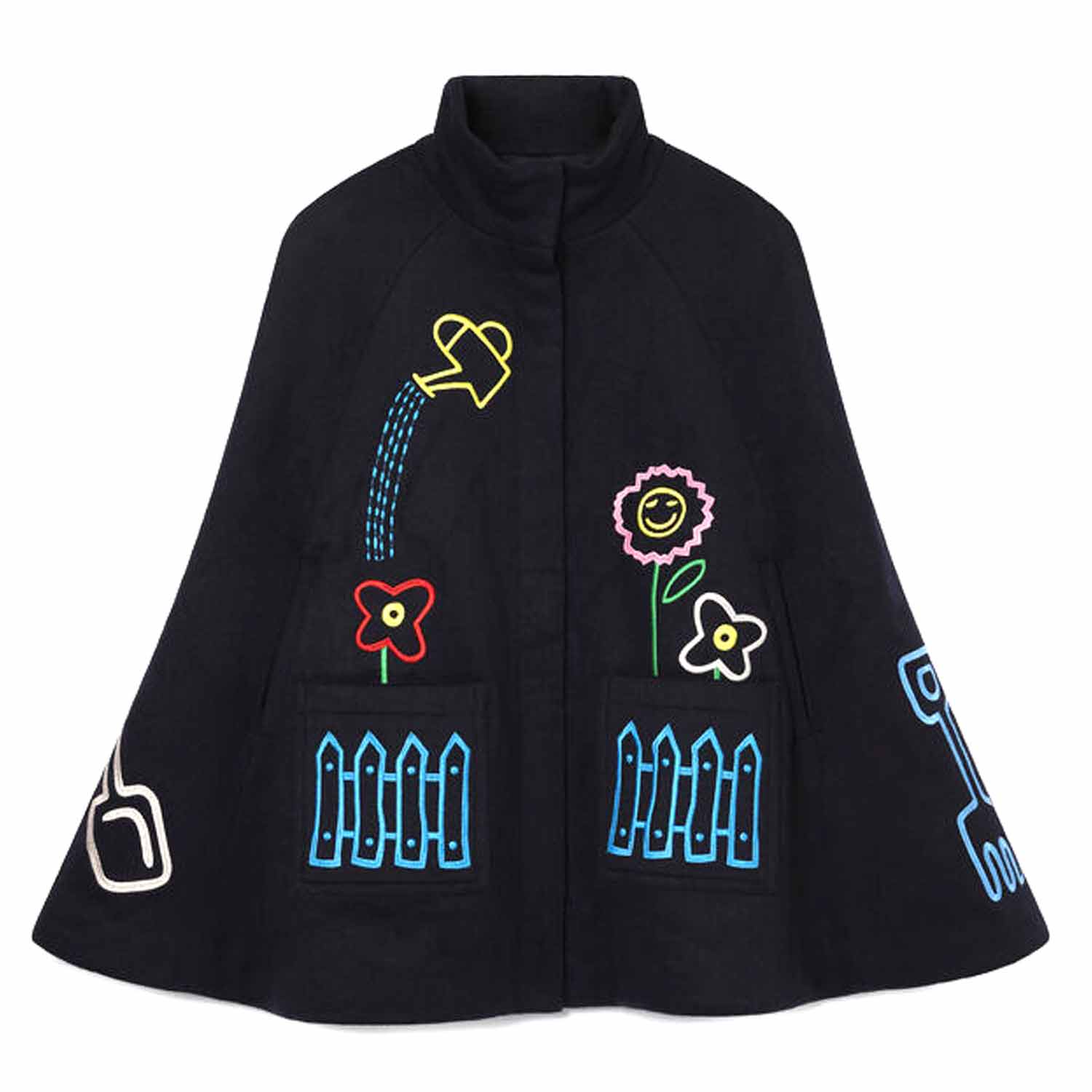 MANTELLA IN LANA BAMBINA - annameglio.com abbigliamento moda