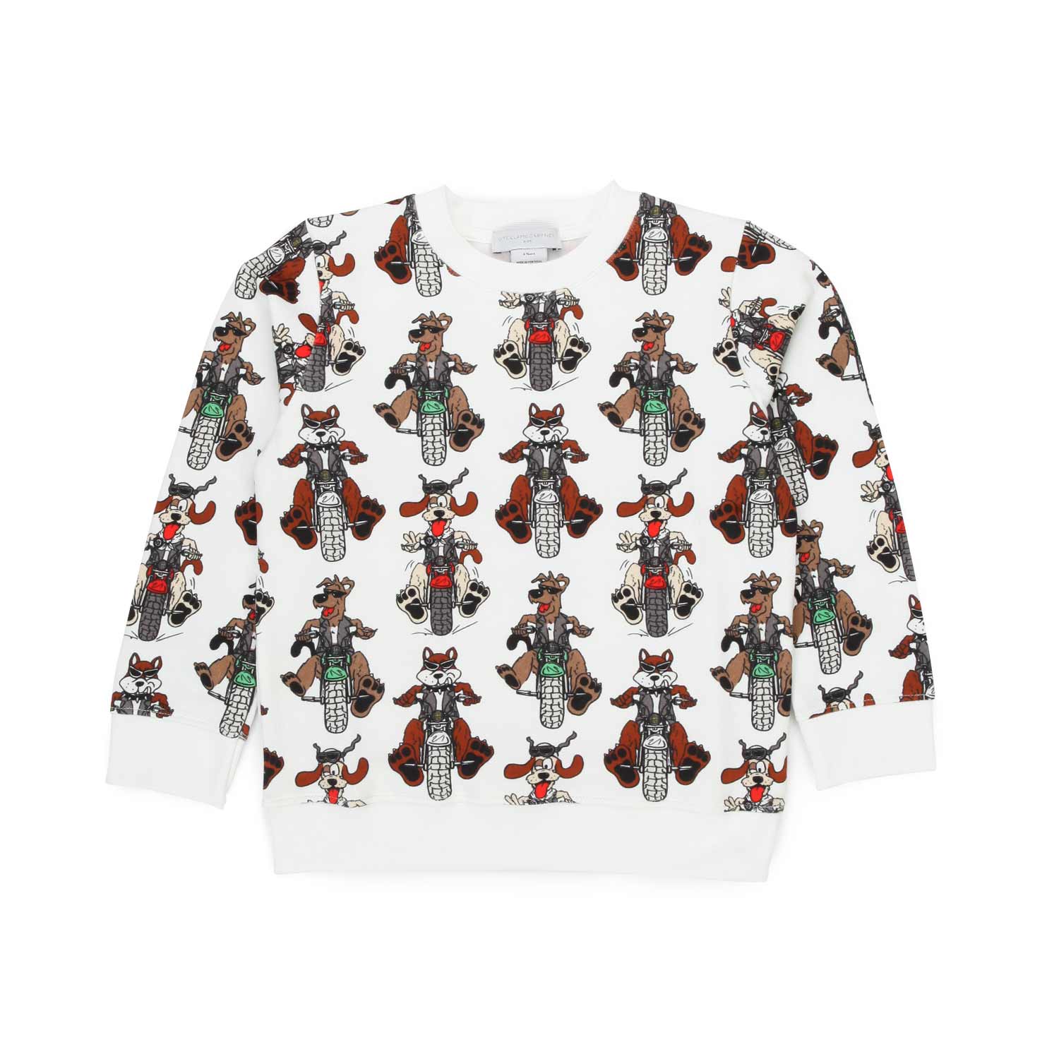 FELPA UNISEX BIANCA E MULTICOLOR BAMBINO - annameglio.com abbigliamento moda