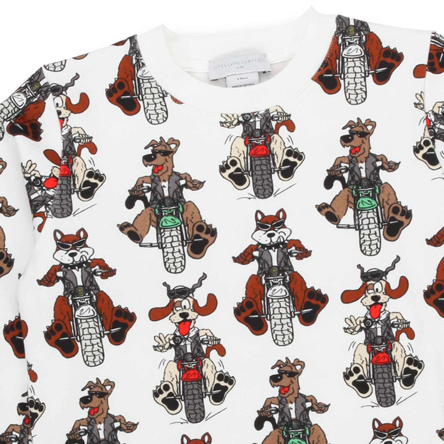 FELPA UNISEX BIANCA E MULTICOLOR BAMBINO - annameglio.com abbigliamento moda