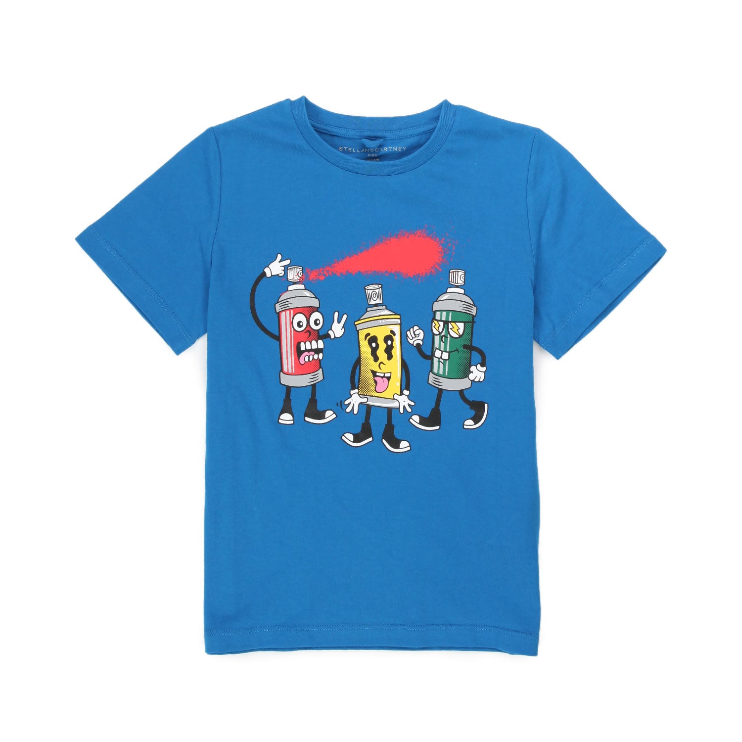 T-SHIRT SPRAY GANG AZZURRA BAMBINO - annameglio.com abbigliamento moda