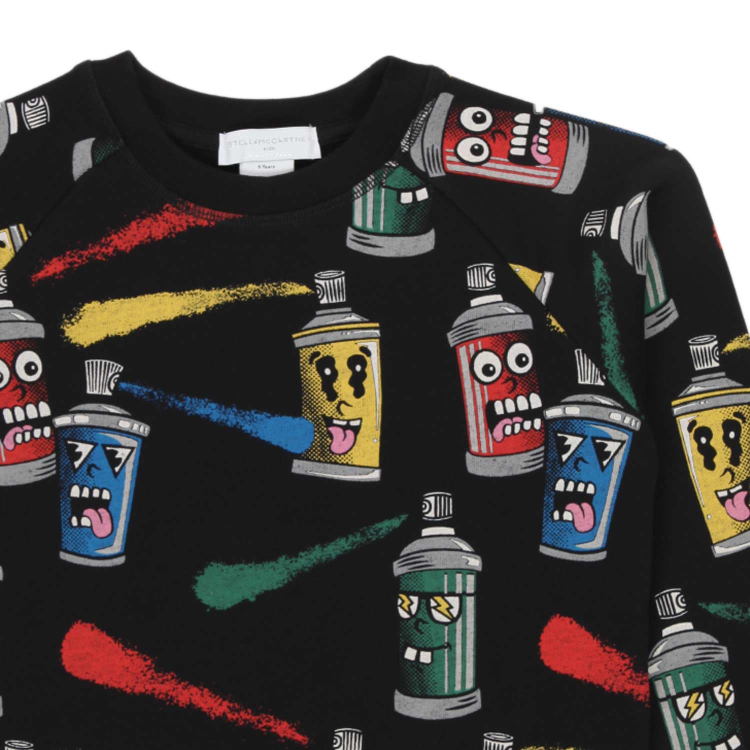 FELPA UNISEX NERA CON STAMPA - annameglio.com abbigliamento moda