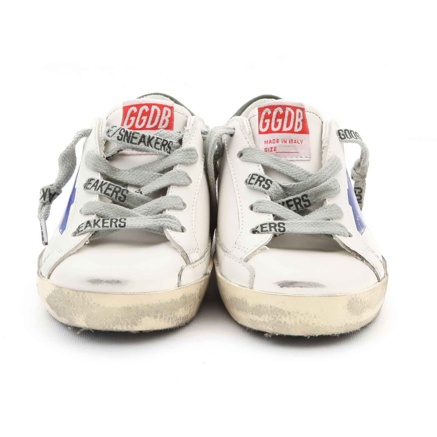 SNEAKERS SSTAR BIANCA CON STELLA BLU BABY UNISEX - annameglio.com abbigliamento moda