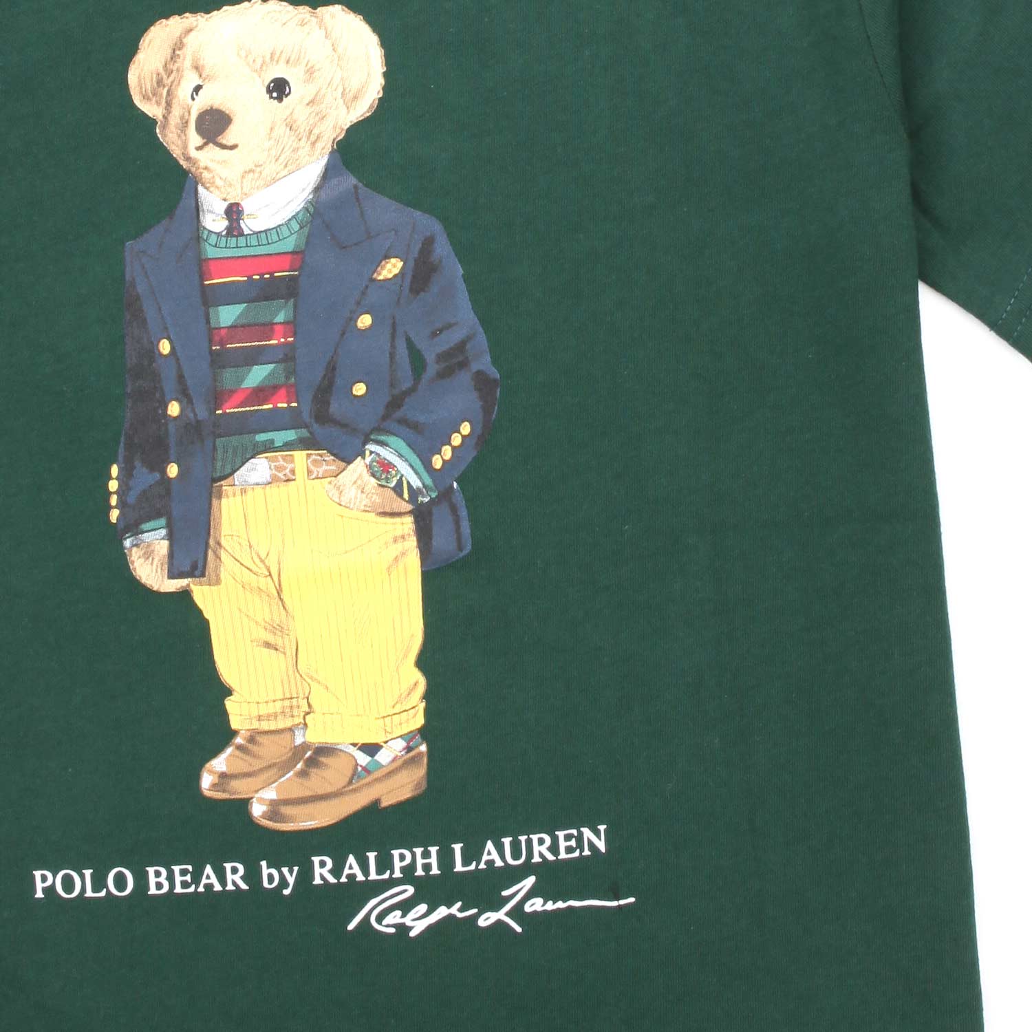 T-SHIRT POLO BEAR VERDE BOY - annameglio.com abbigliamento moda
