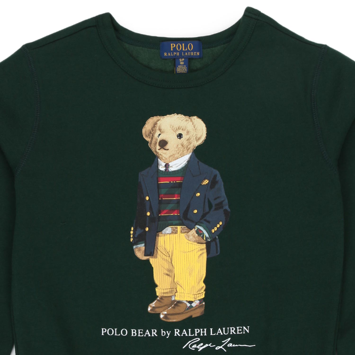 FELPA POLO BEAR VERDE BAMBINO E TEENAGER - annameglio.com abbigliamento moda