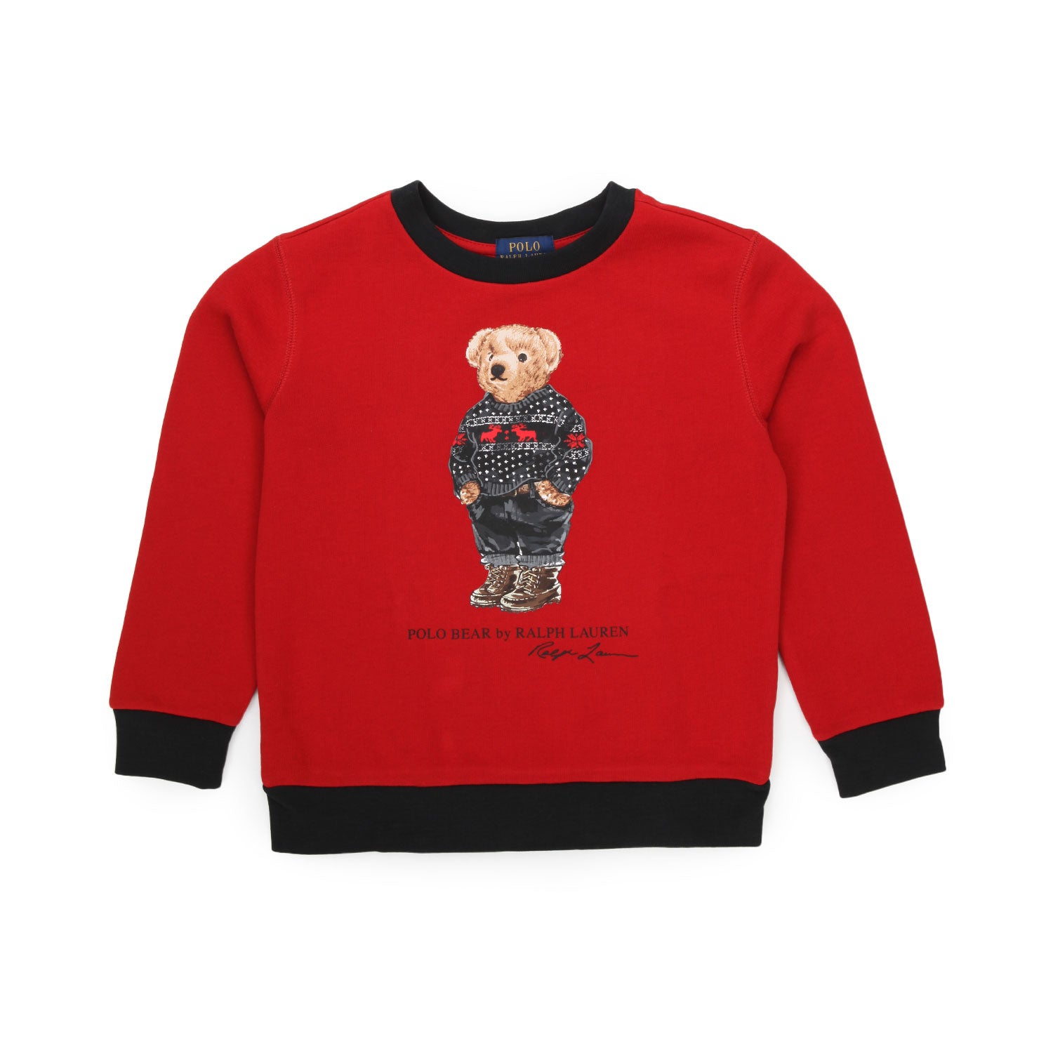 FELPA POLO BEAR ROSSA BABY E JUNIOR - annameglio.com abbigliamento moda