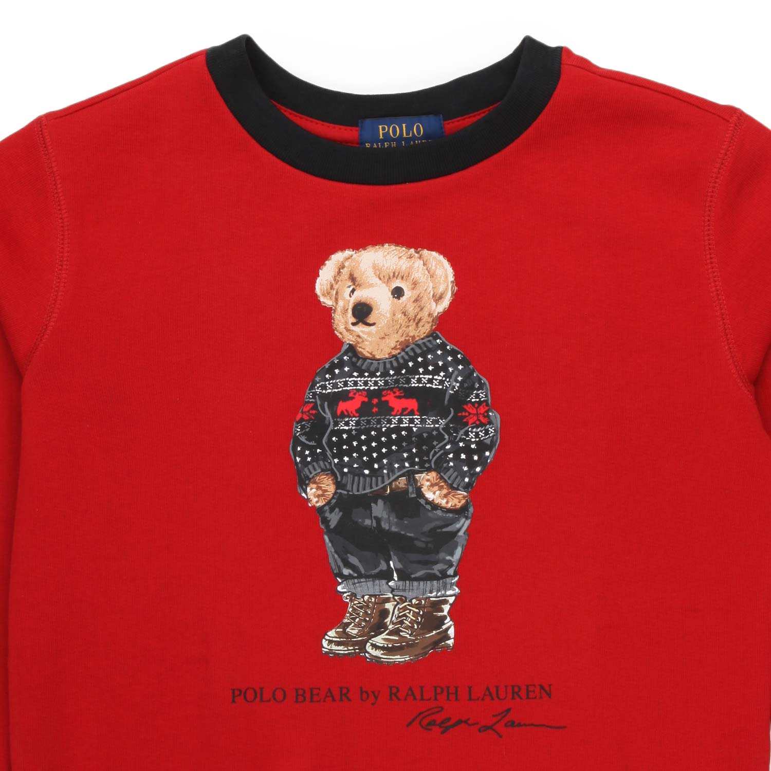 FELPA POLO BEAR ROSSA BABY E JUNIOR - annameglio.com abbigliamento moda