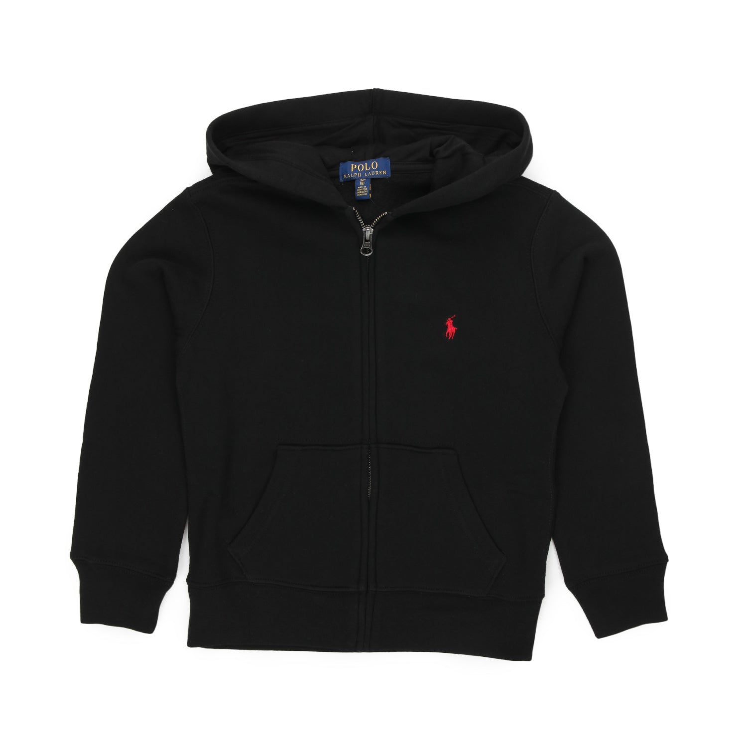 FELPA UNISEX RL NERA CON CAPPUCCIO - annameglio.com abbigliamento moda