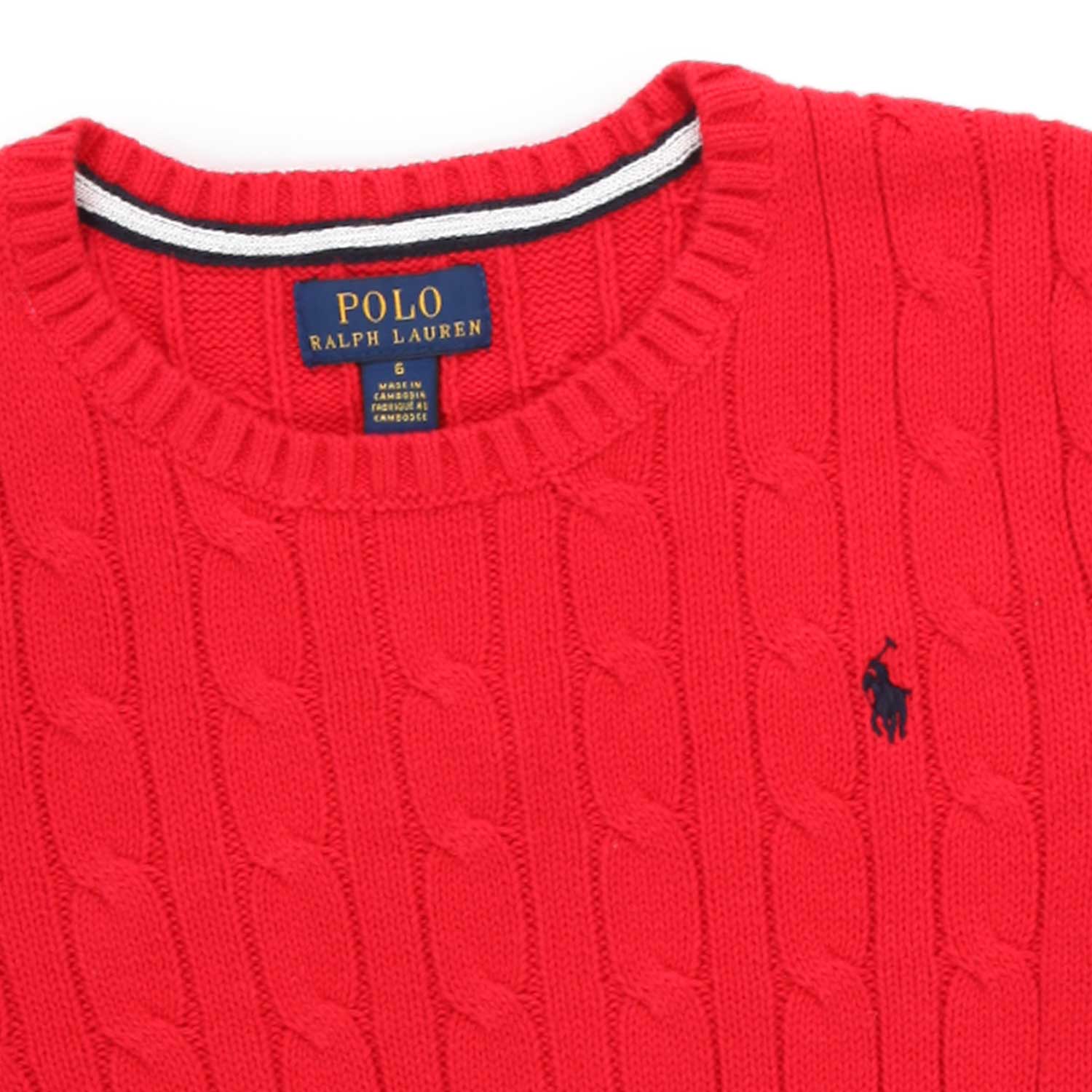 PULLOVER RL UNISEX ROSSO BAMBINO E TEENAGER - annameglio.com abbigliamento moda