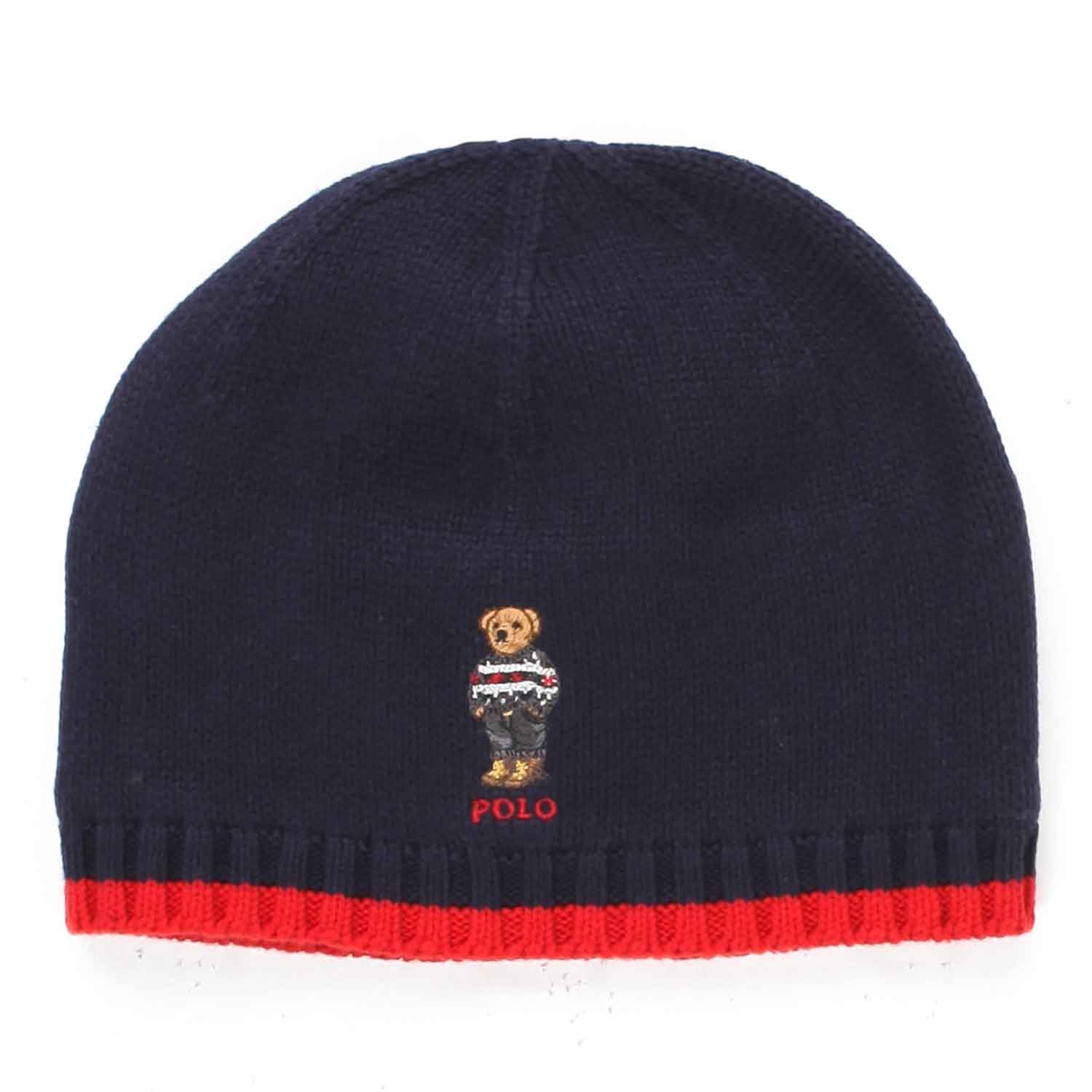 CAPPELLO POLO BEAR BLU E ROSSO BAMBINO E TEEN - annameglio.com abbigliamento moda