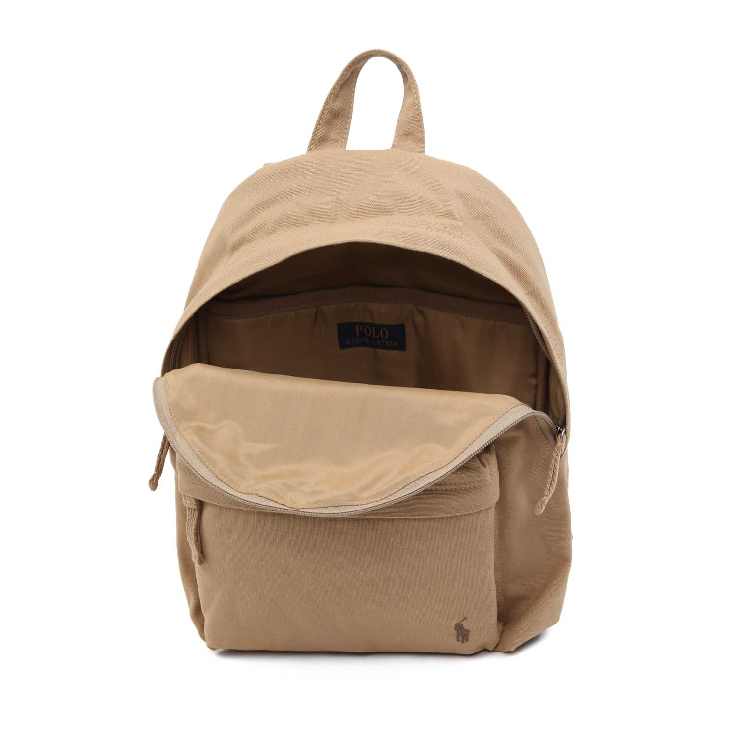 ZAINO UNISEX BEIGE CON LOGO - annameglio.com abbigliamento moda